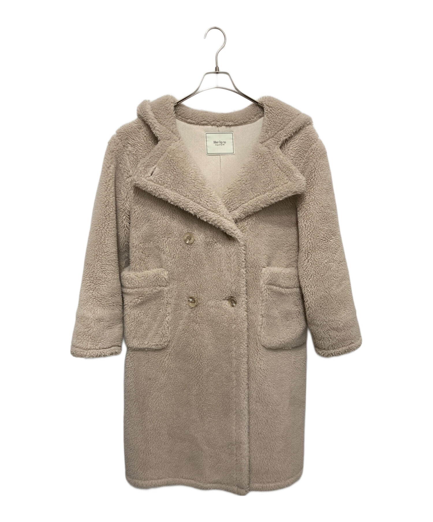 中古・古着通販】HER LIP TO (ハーリップトゥ) Fleur Shearling Boa 
