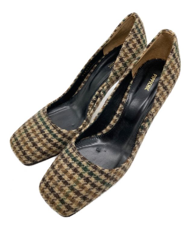 ピッピシックツイードパンプス