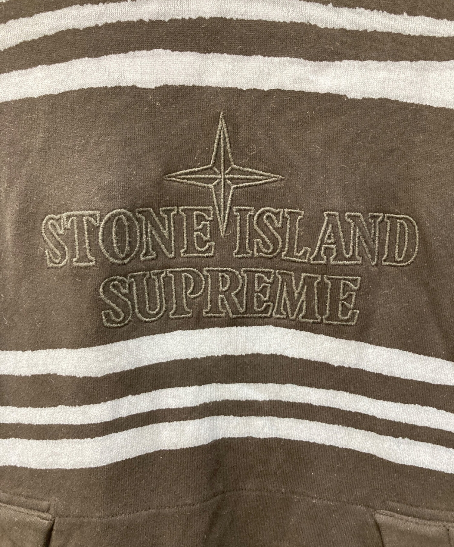 STONE ISLAND x SUPREME パーカー