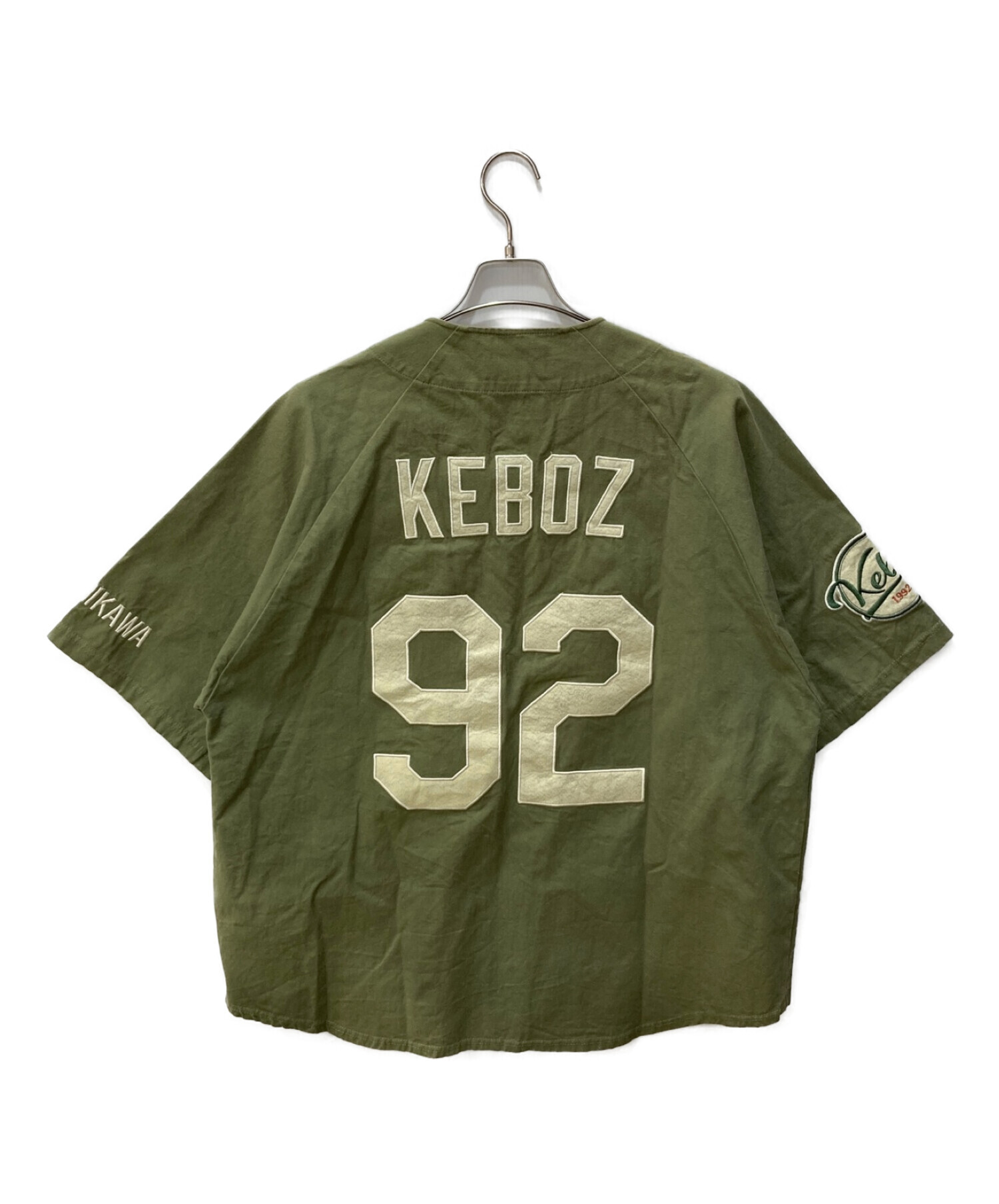 Keboz × Majestic  ベースボールシャツ　ブラウン　Sサイズ