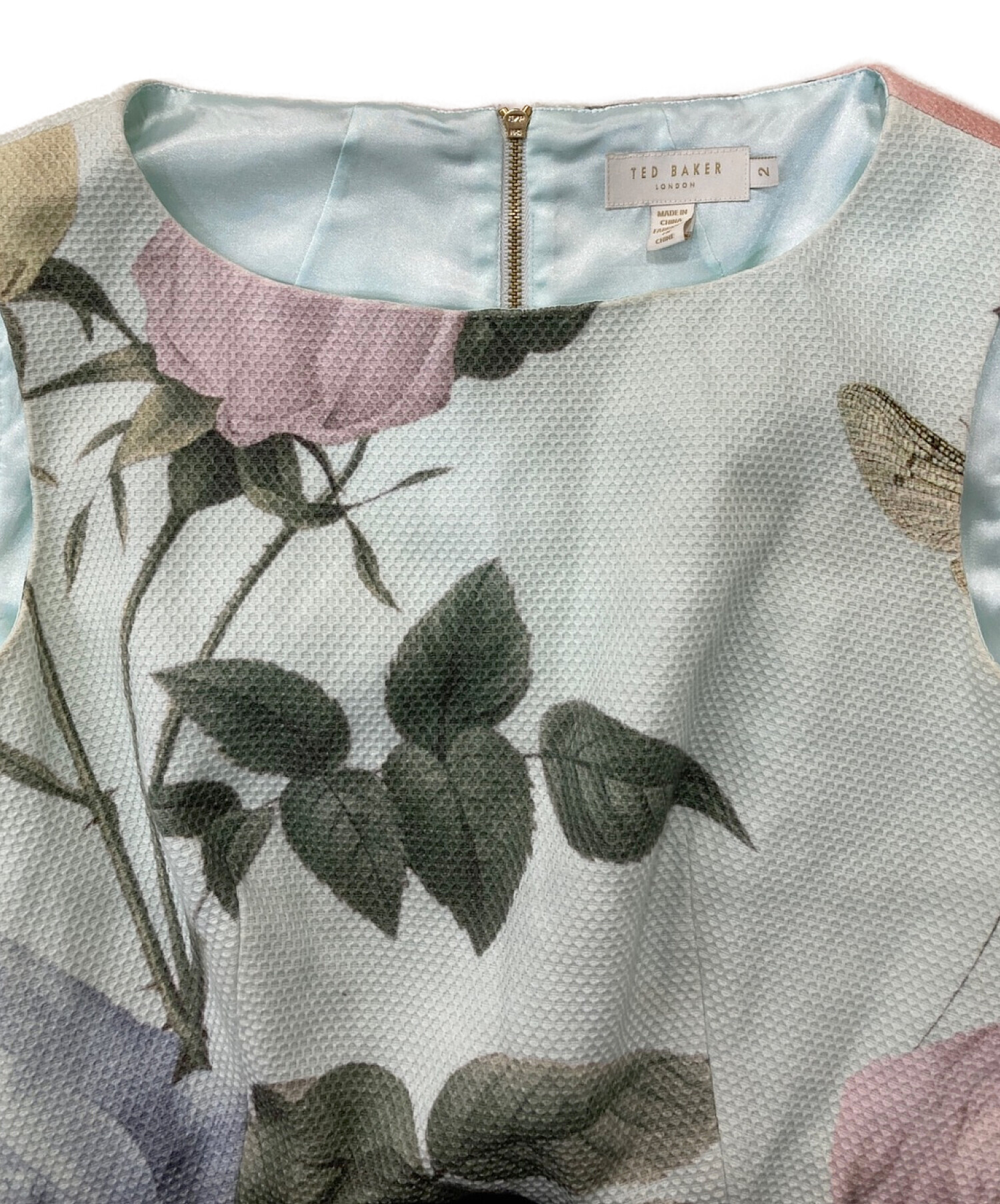 中古・古着通販】TED BAKER (テッドベーカー) ノースリーブワンピース 
