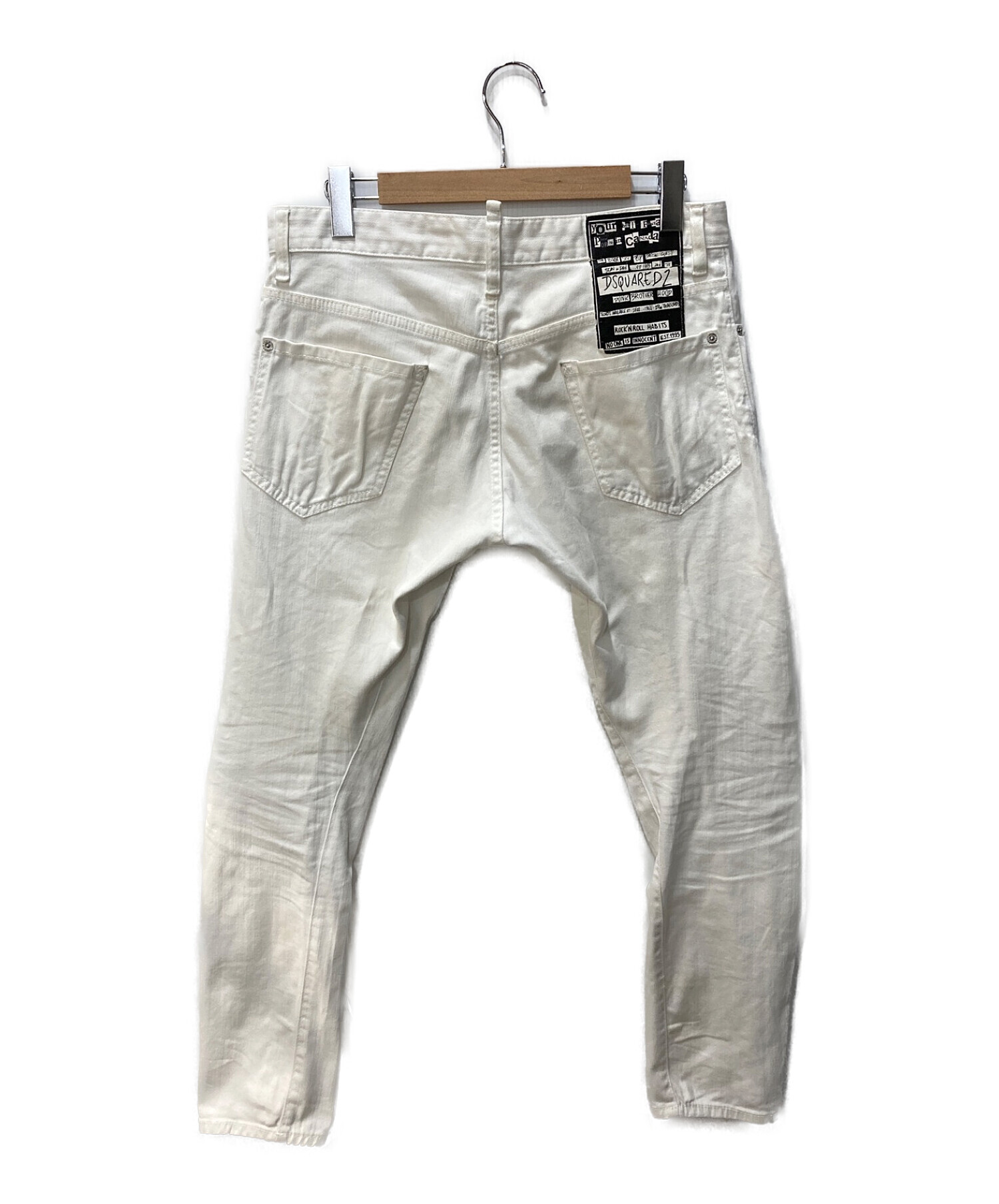 中古・古着通販】DSQUARED2 (ディースクエアード) クラッシュ加工 