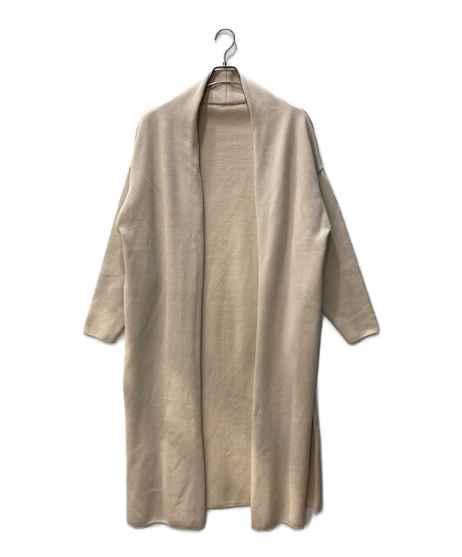 ドゥーズィエムクラス ロングガウン コーディガン ベージュ フリー