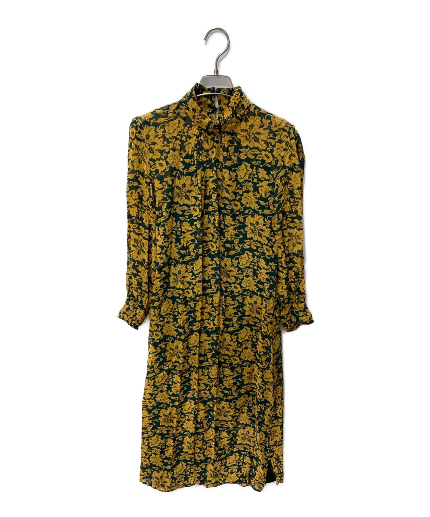 TODAYFUL (トゥデイフル) Georgette Leaf Dress グリーン サイズ:36