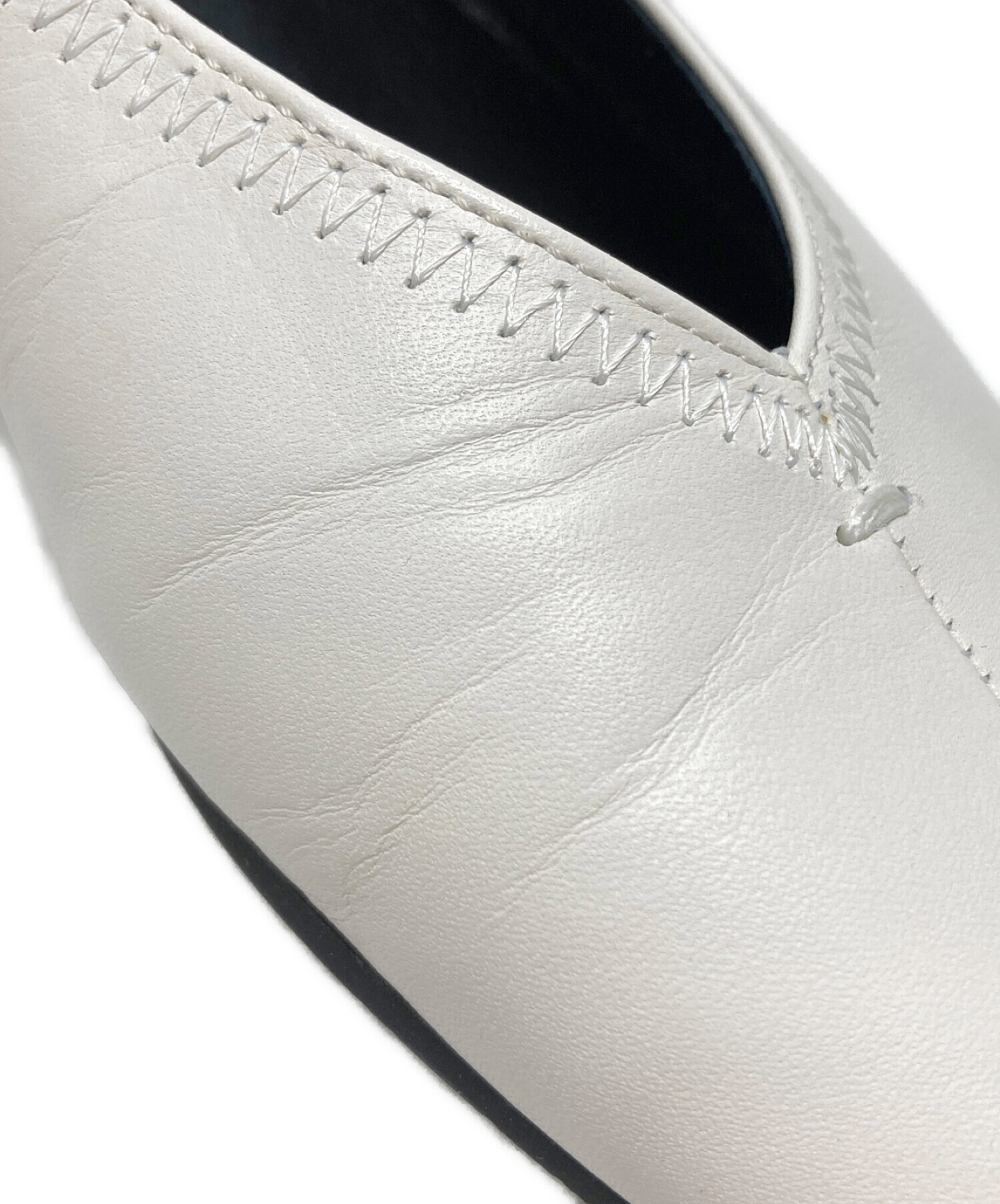 値下げ！完売SHISEI（シーセイ）白36.5 ポインテッドパンプス23.5