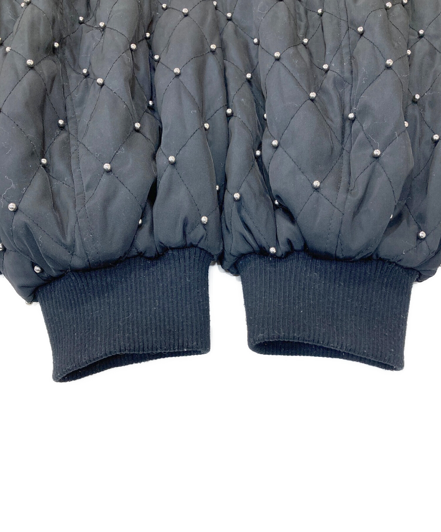 新品タグ有り AMERI DALMA SLEEVE STUDS MA1 黒｜レディース 