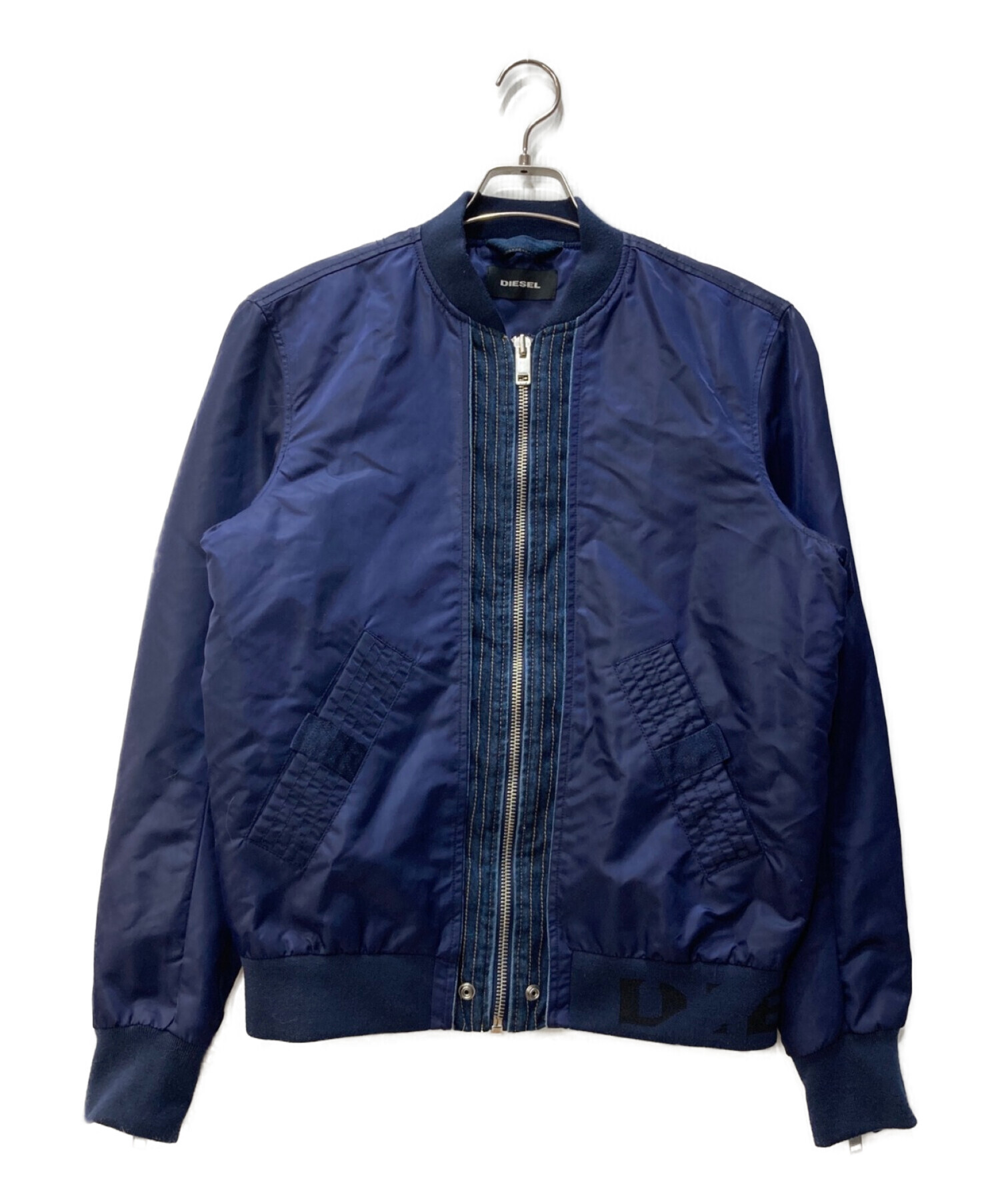 中古・古着通販】DIESEL (ディーゼル) デニム切替ボンバージャケット 