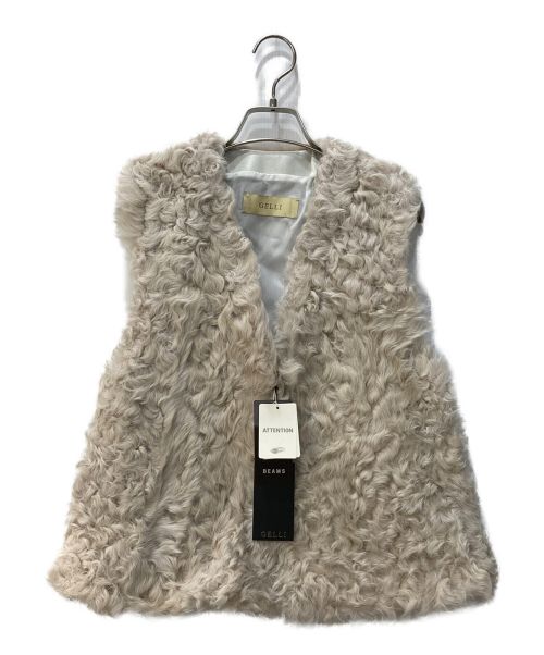 GELLI ジェッリ EFFE BEAMS ファー ベスト ジレ ムートンジレ