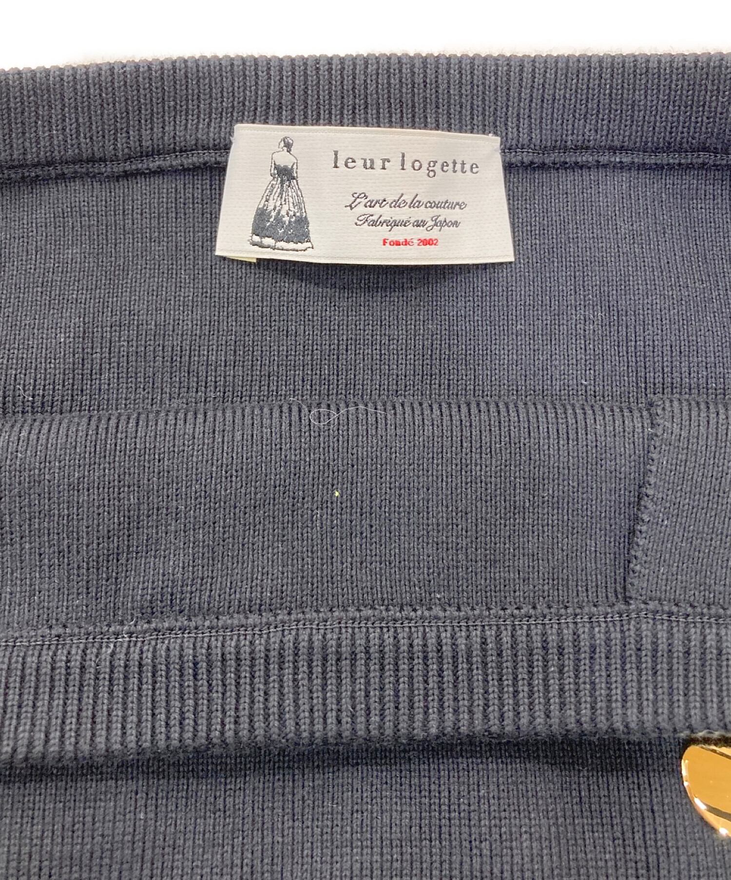 中古・古着通販】leur logette (ルルロジェッタ) Cotton jaquard  
