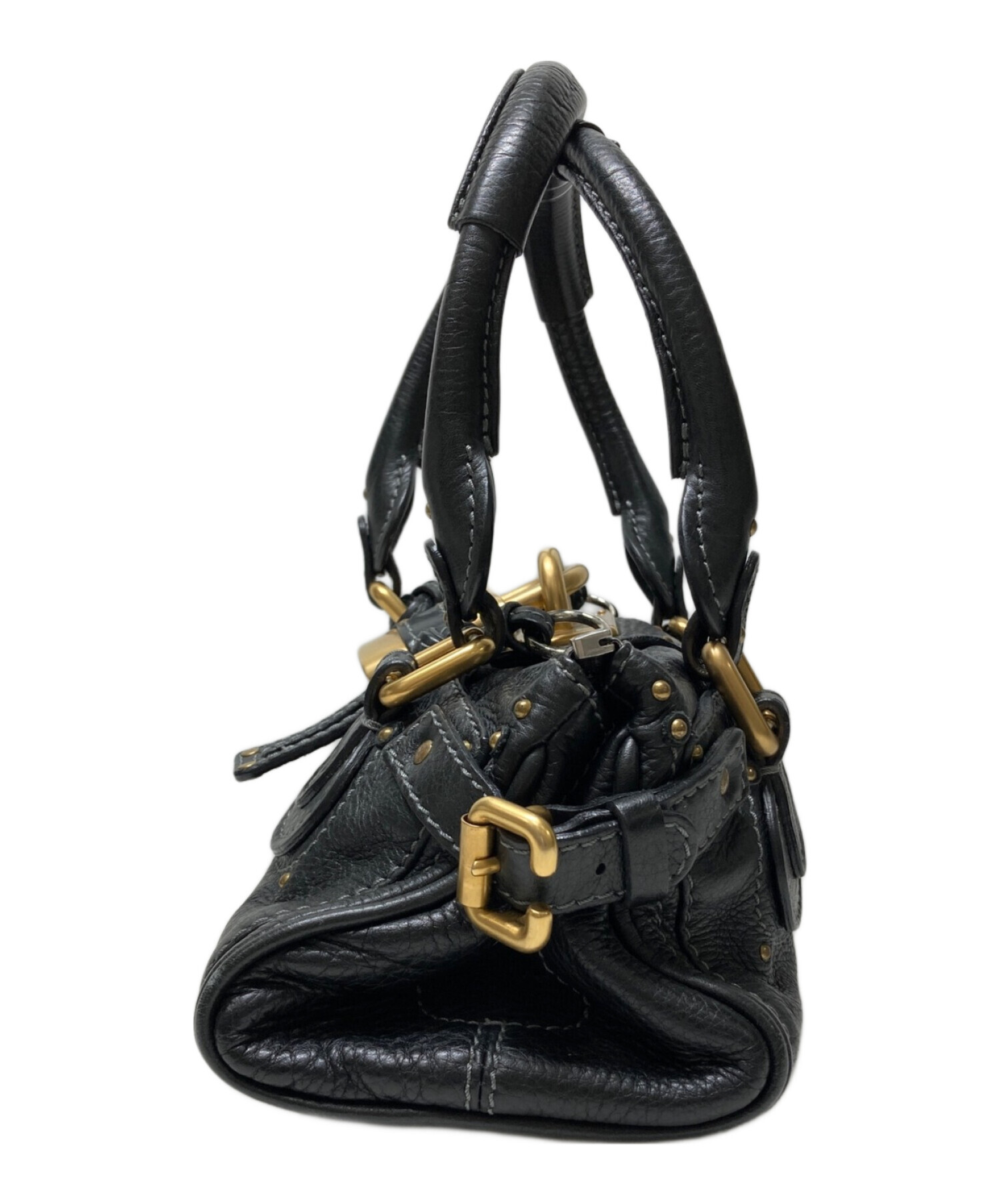 中古・古着通販】Chloe (クロエ) レザーハンドバッグ ミニパディントン 