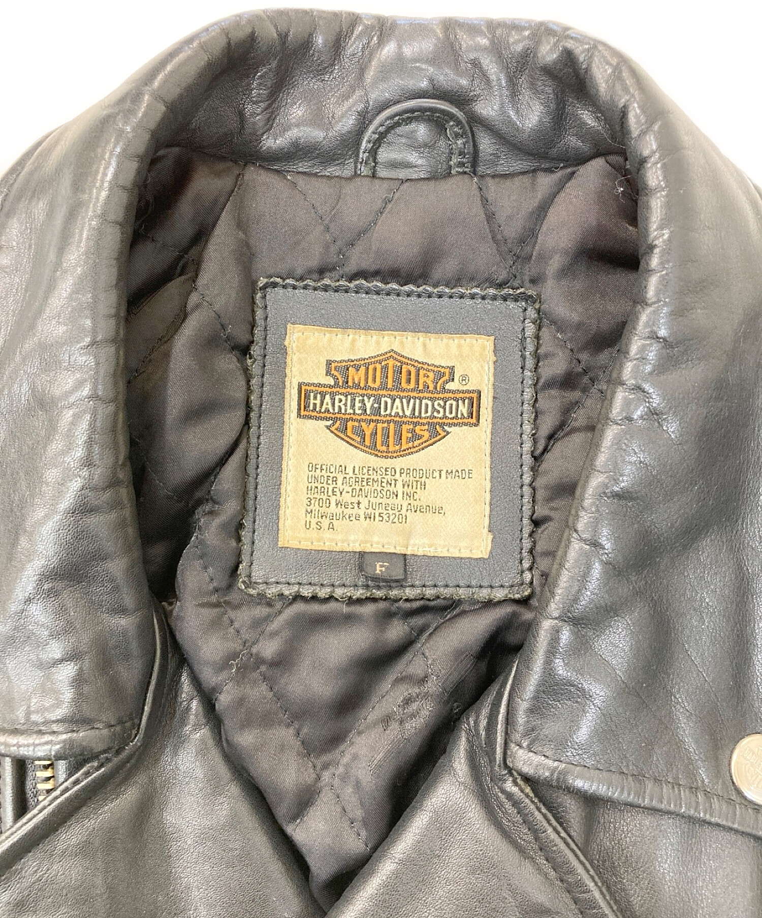 中古・古着通販】HARLEY-DAVIDSON (ハーレーダビッドソン) レザー