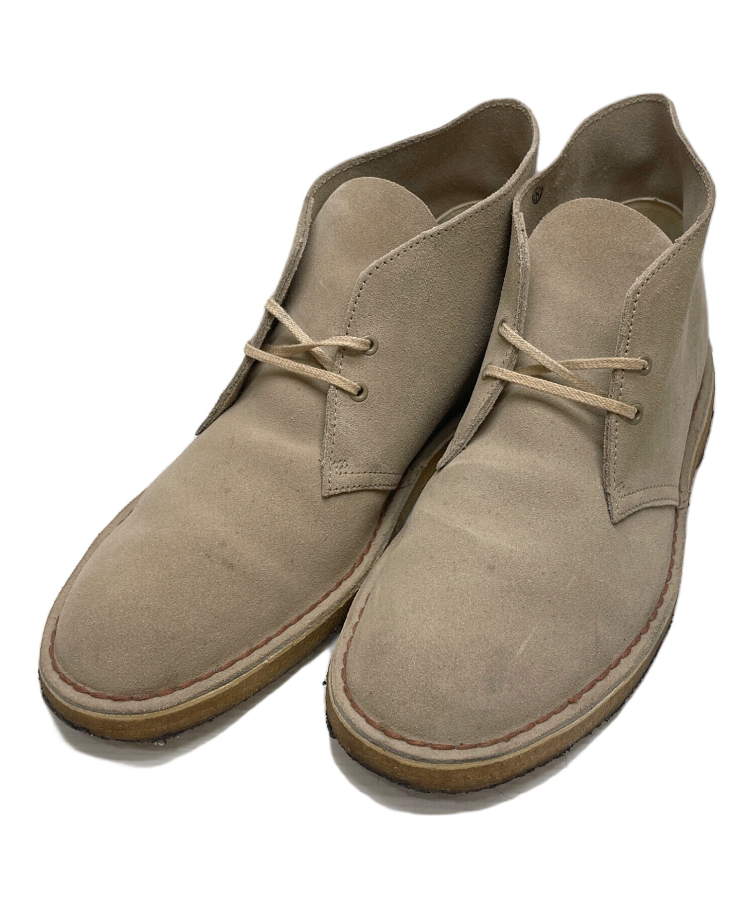 中古・古着通販】CLARKS (クラークス) デザートブーツ ベージュ サイズ 
