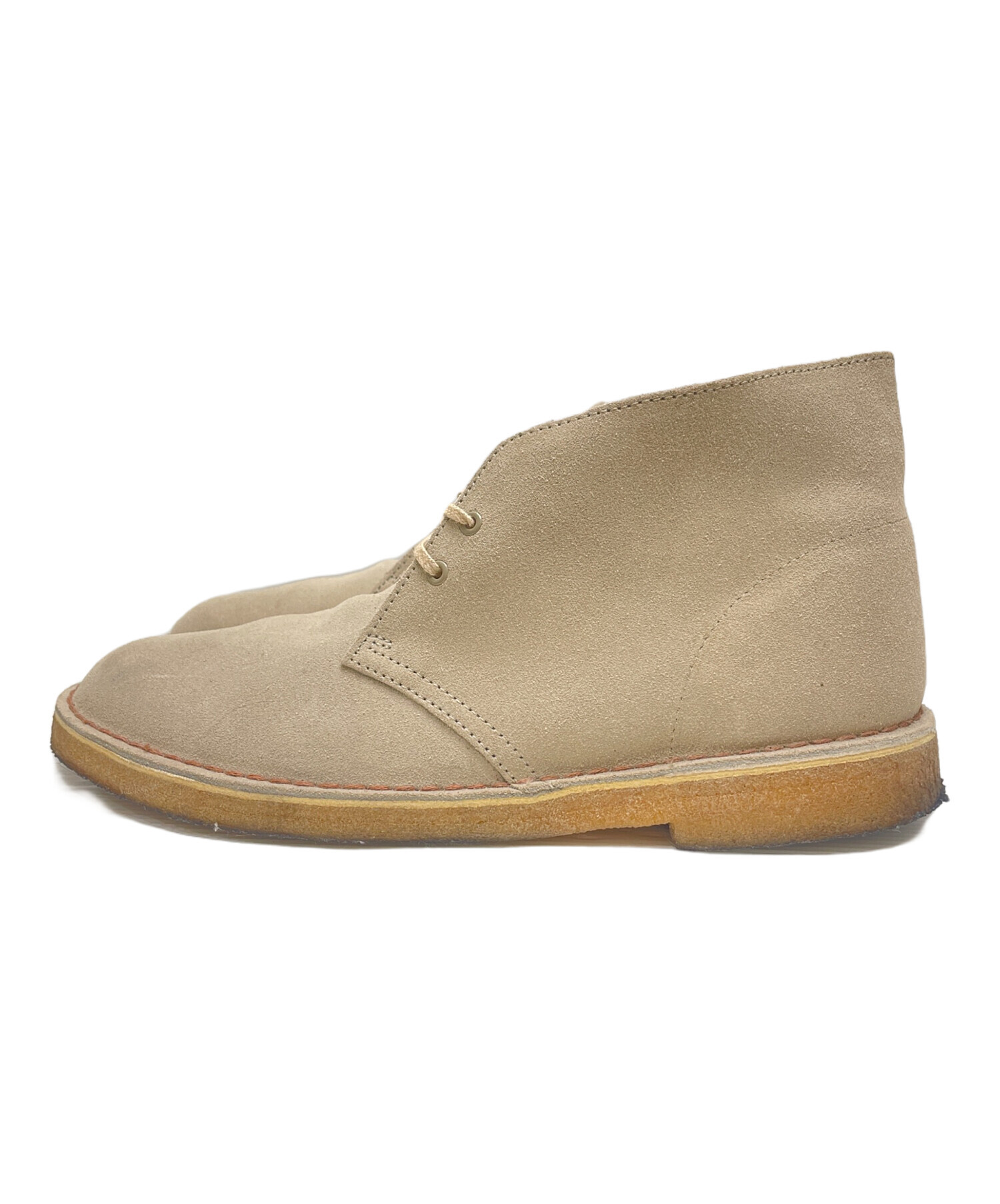 中古・古着通販】CLARKS (クラークス) デザートブーツ ベージュ サイズ 