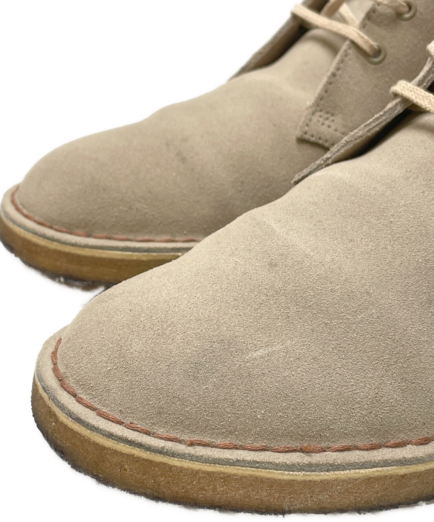 中古・古着通販】CLARKS (クラークス) デザートブーツ ベージュ サイズ 