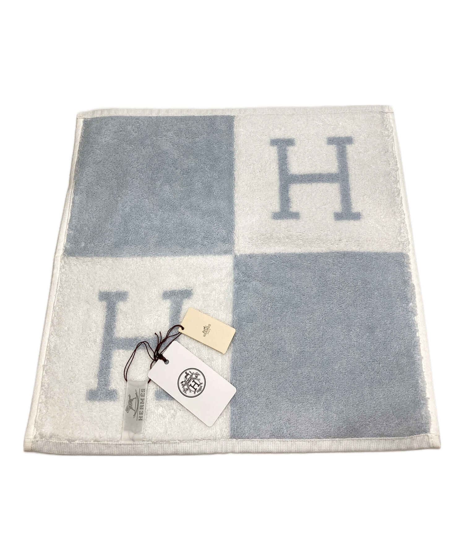 エルメス タオルハンカチ ハンドタオル 未使用 aq9561 エルメスタオル