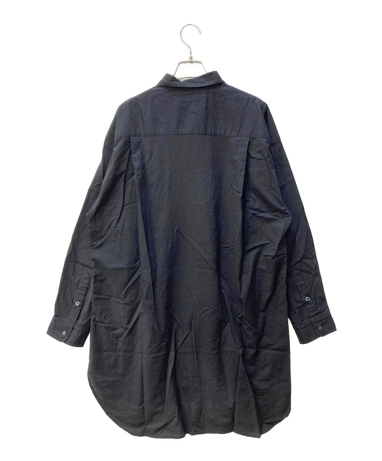 中古・古着通販】Midi-Umi (ミディウミ) シャツワンピース ブラック 