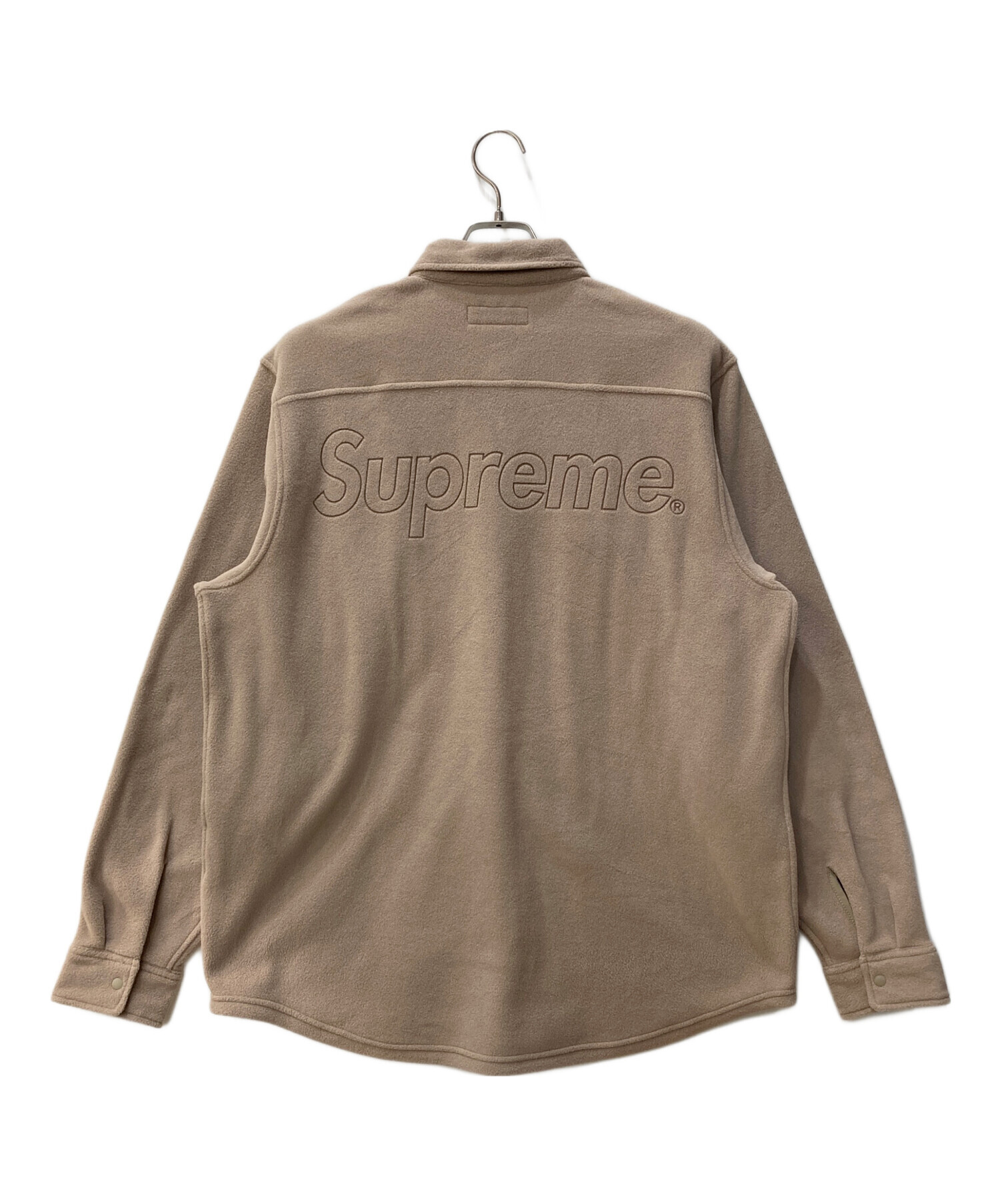 中古・古着通販】SUPREME (シュプリーム) polartec shirt ベージュ 