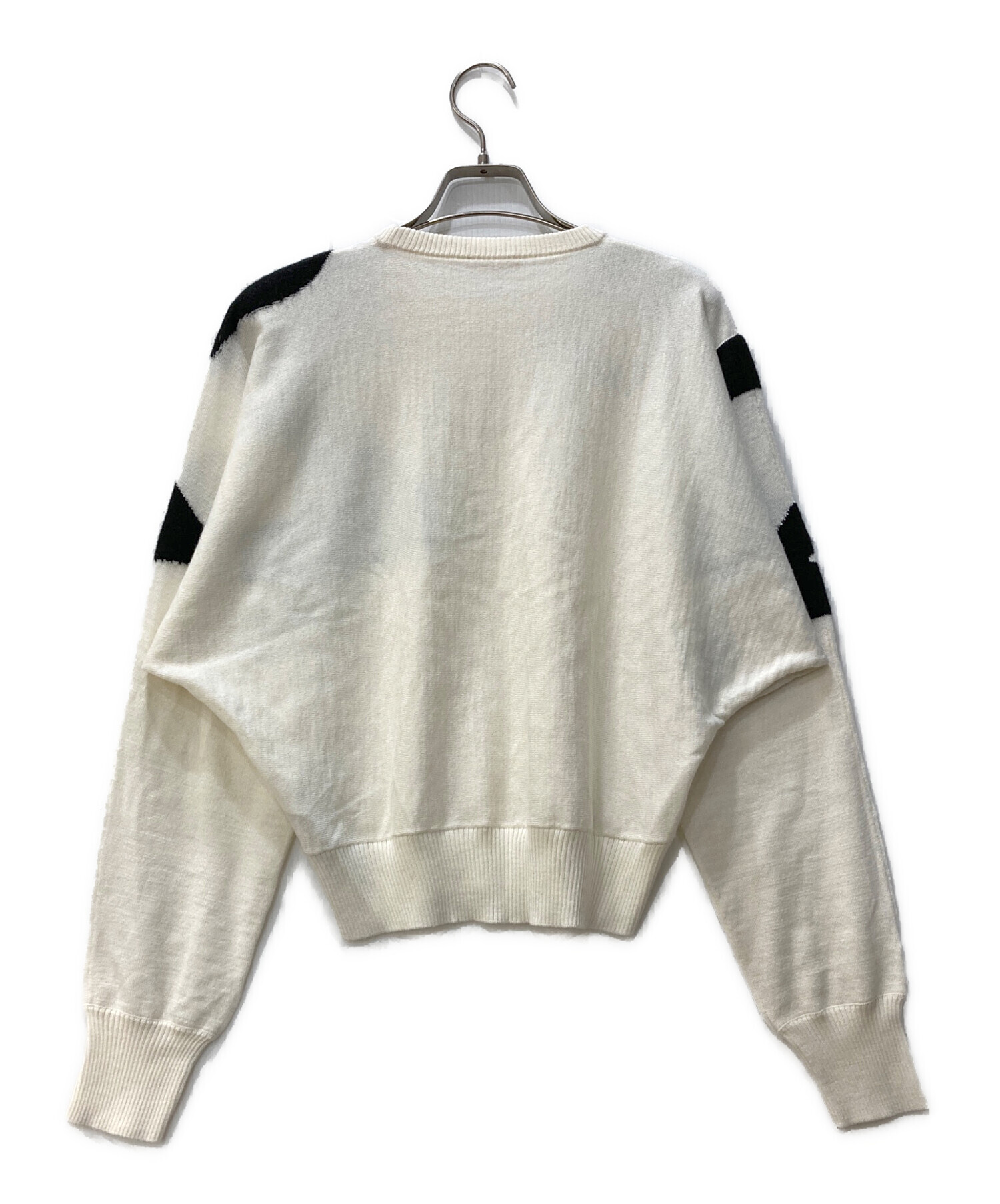 中古・古着通販】N°21 (ヌメロヴェントゥーノ) ロゴニット ホワイト 