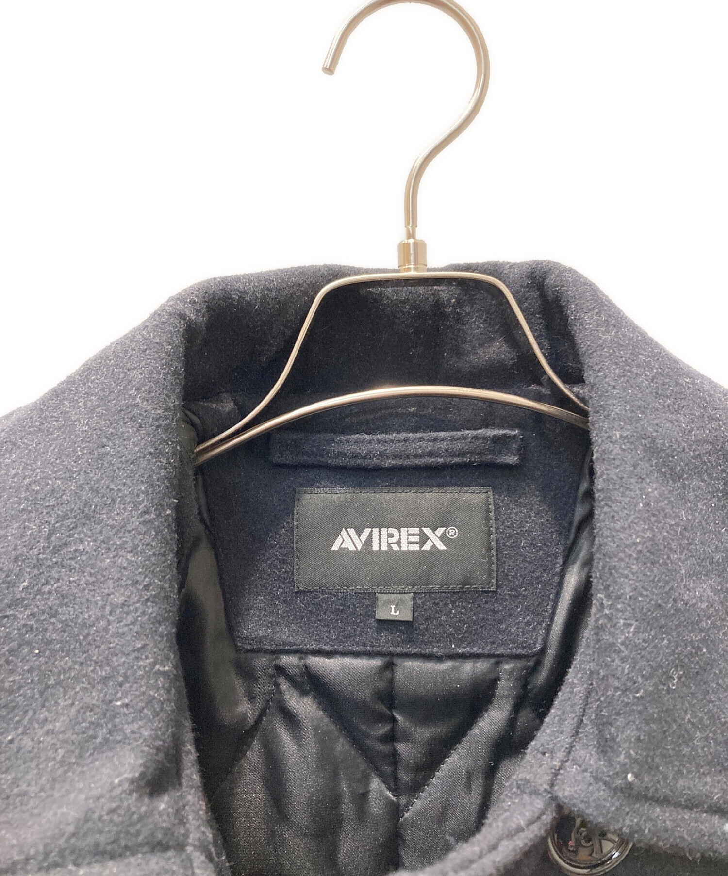 AVIREX (アヴィレックス) NAVAL PEA-JACKET ブラック サイズ:L