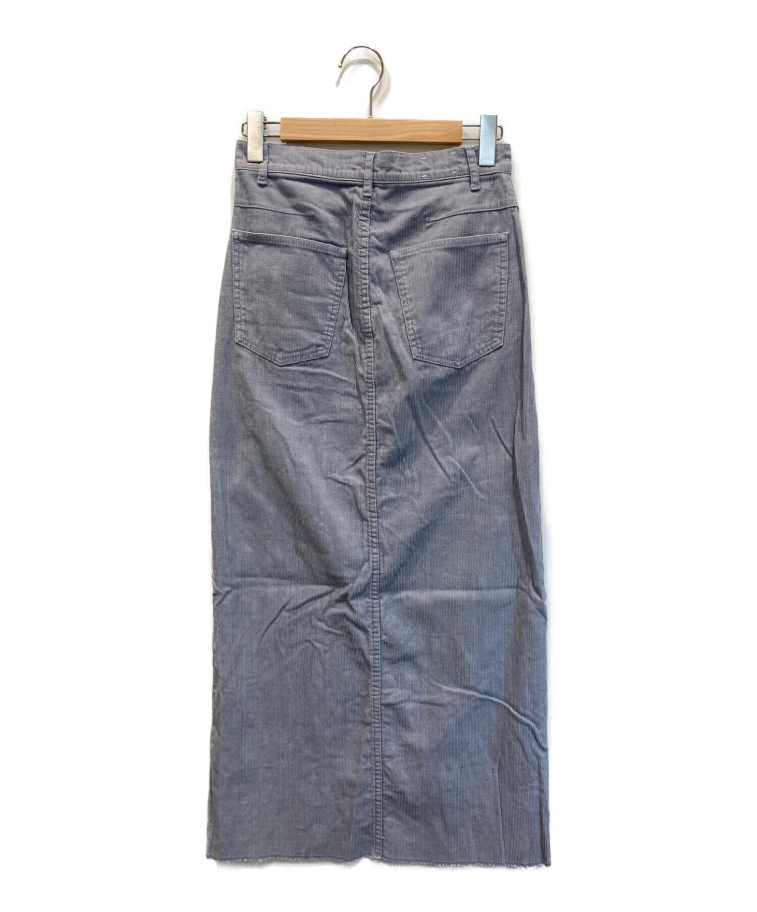 中古・古着通販】nowos (ノーウォス) コーデュロイスカート ラベンダー  