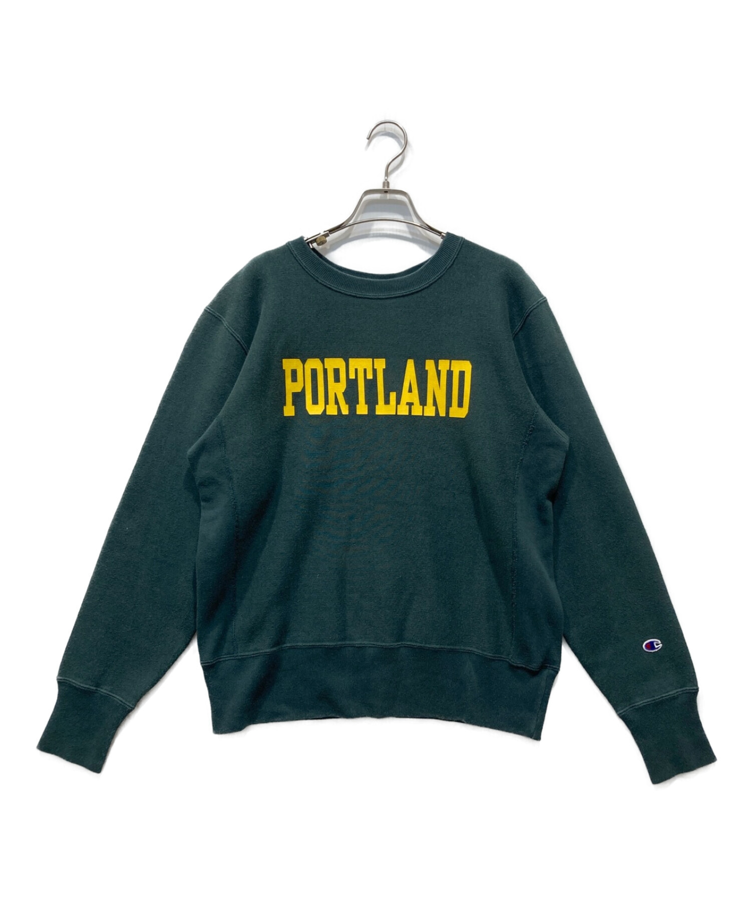 Champion】90s USA製 リバースウィーブスウェット 無地 M