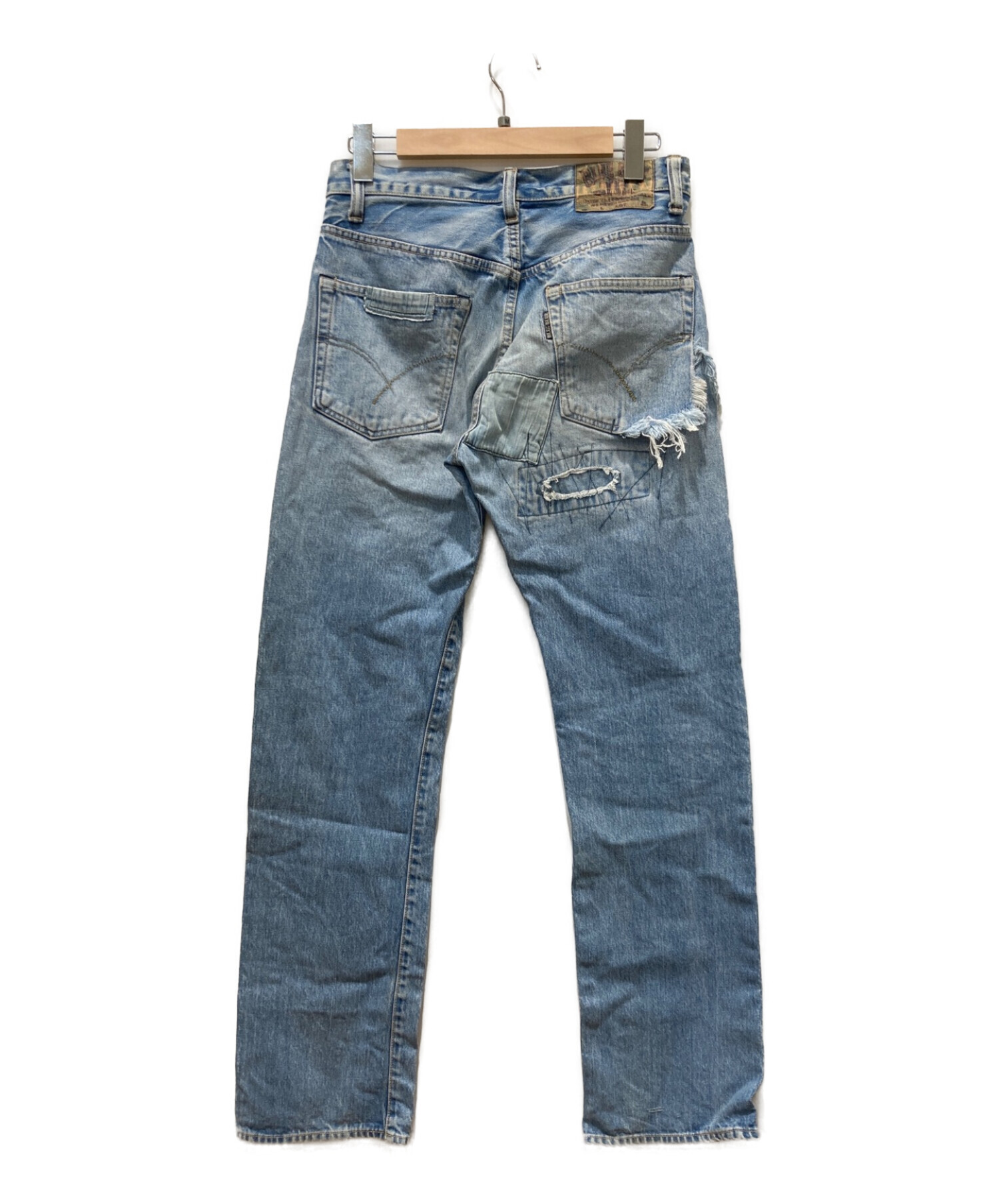 中古・古着通販】BLUE BLUE (ブルーブルー) パッチワークデニムパンツ