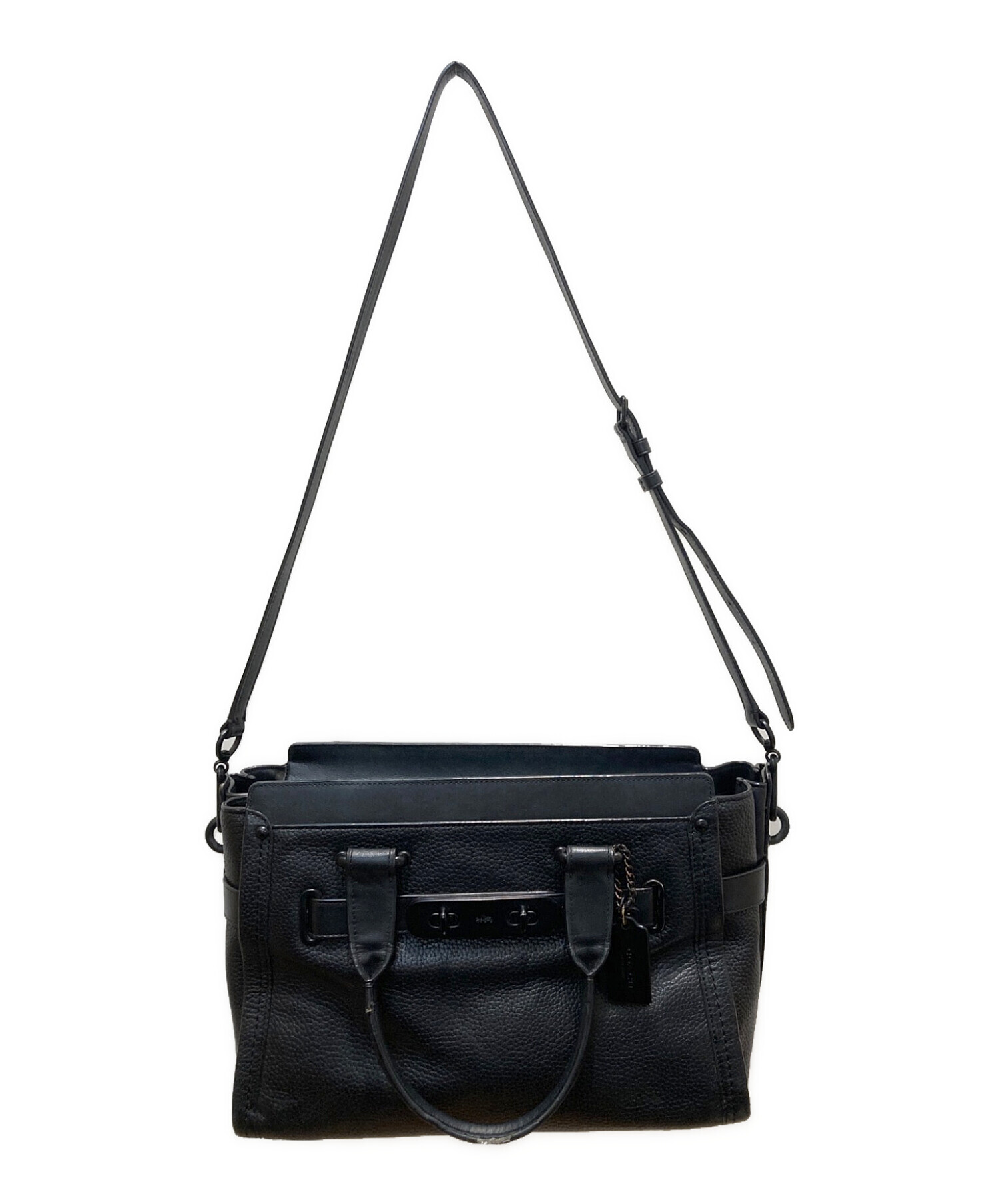 中古・古着通販】COACH (コーチ) スワッガー キャリーオール ブラック 