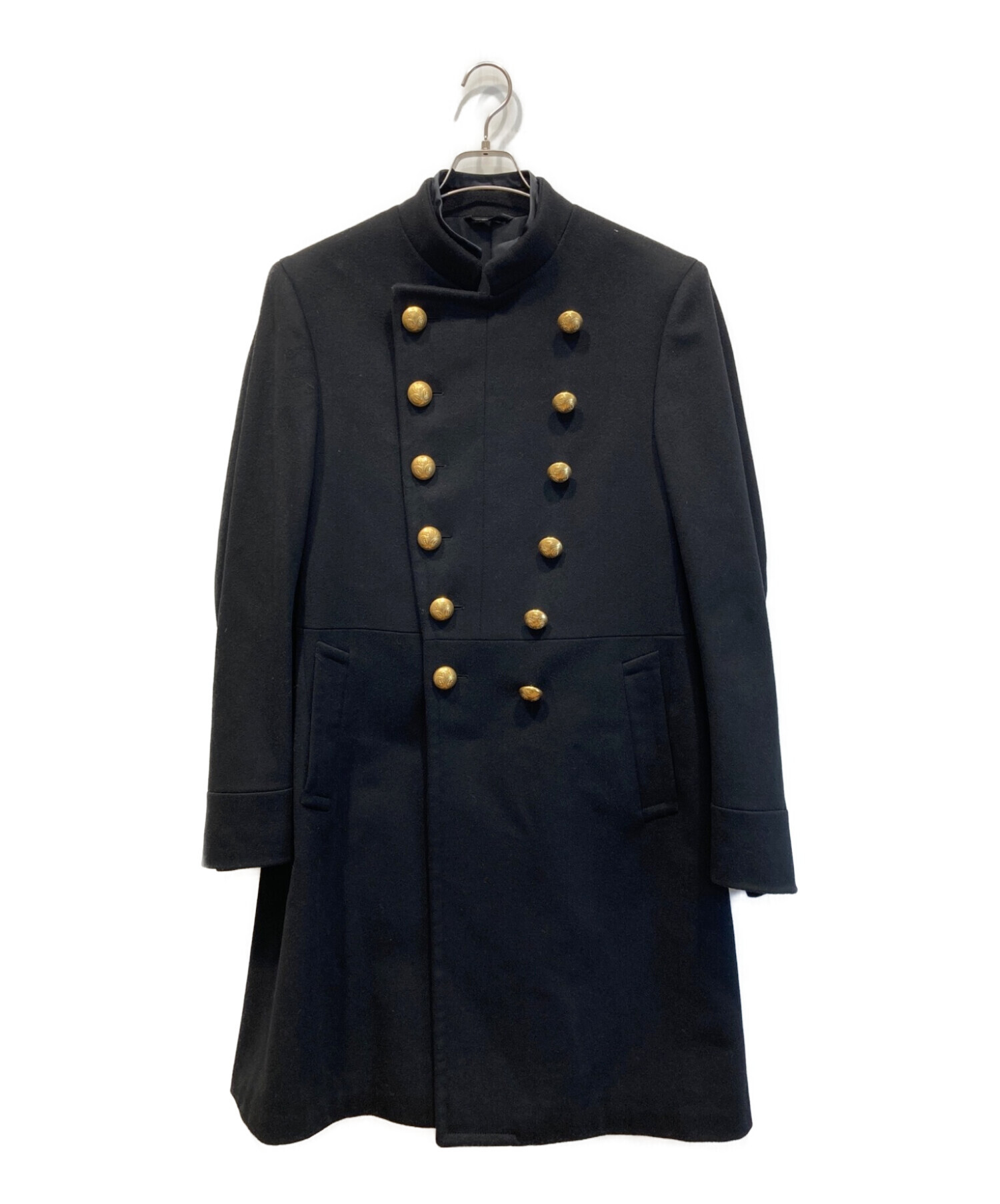 中古・古着通販】GUCCI (グッチ) ナポレオンコート ブラック サイズ:M 