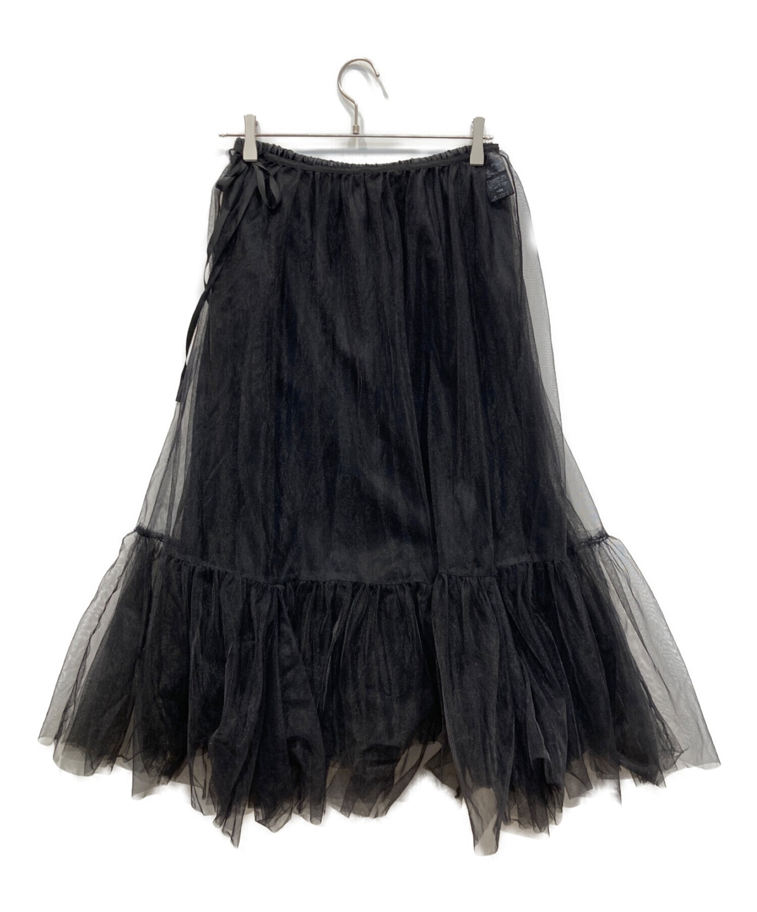 SLOBE IENA (スローブ イエナ) レイヤードチュチュスカート ブラック サイズ:38 未使用品