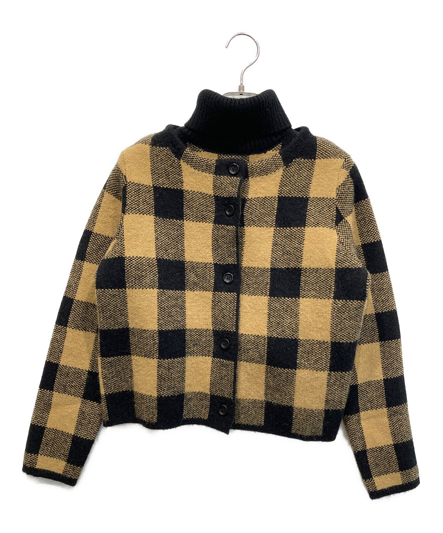 中古・古着通販】sheller (シェリエ) レイヤードカットソー ベージュ  