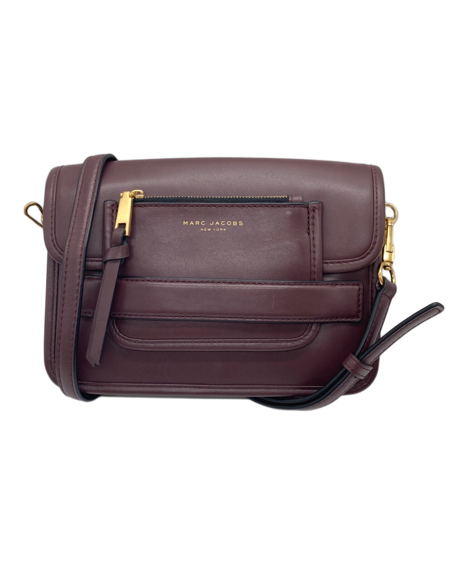 MARC JACOBS バーガンディ ショルダーバッグ ファッション 
