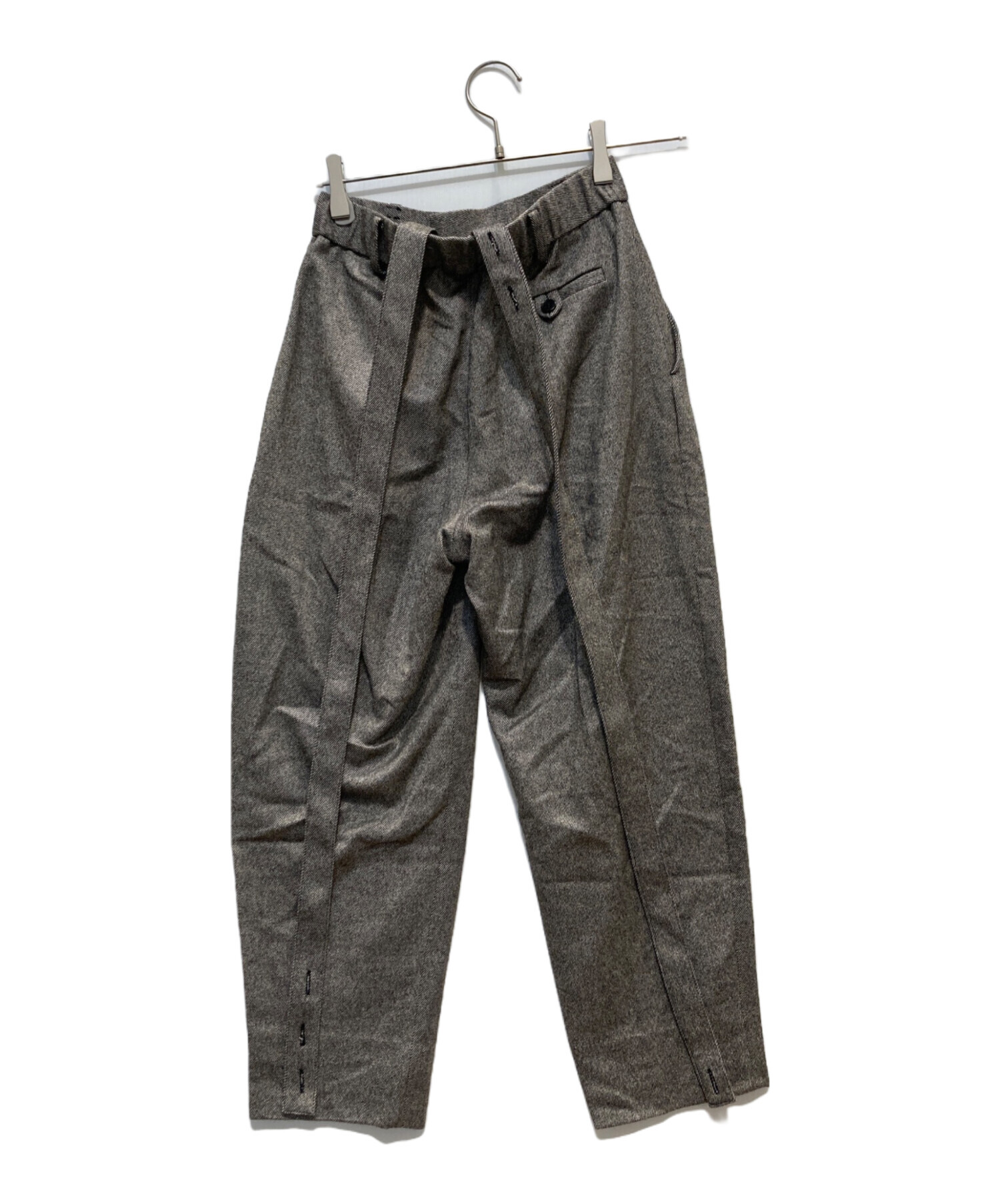 中古・古着通販】cygne (シーニュ) サスペンダーパンツ グレー 