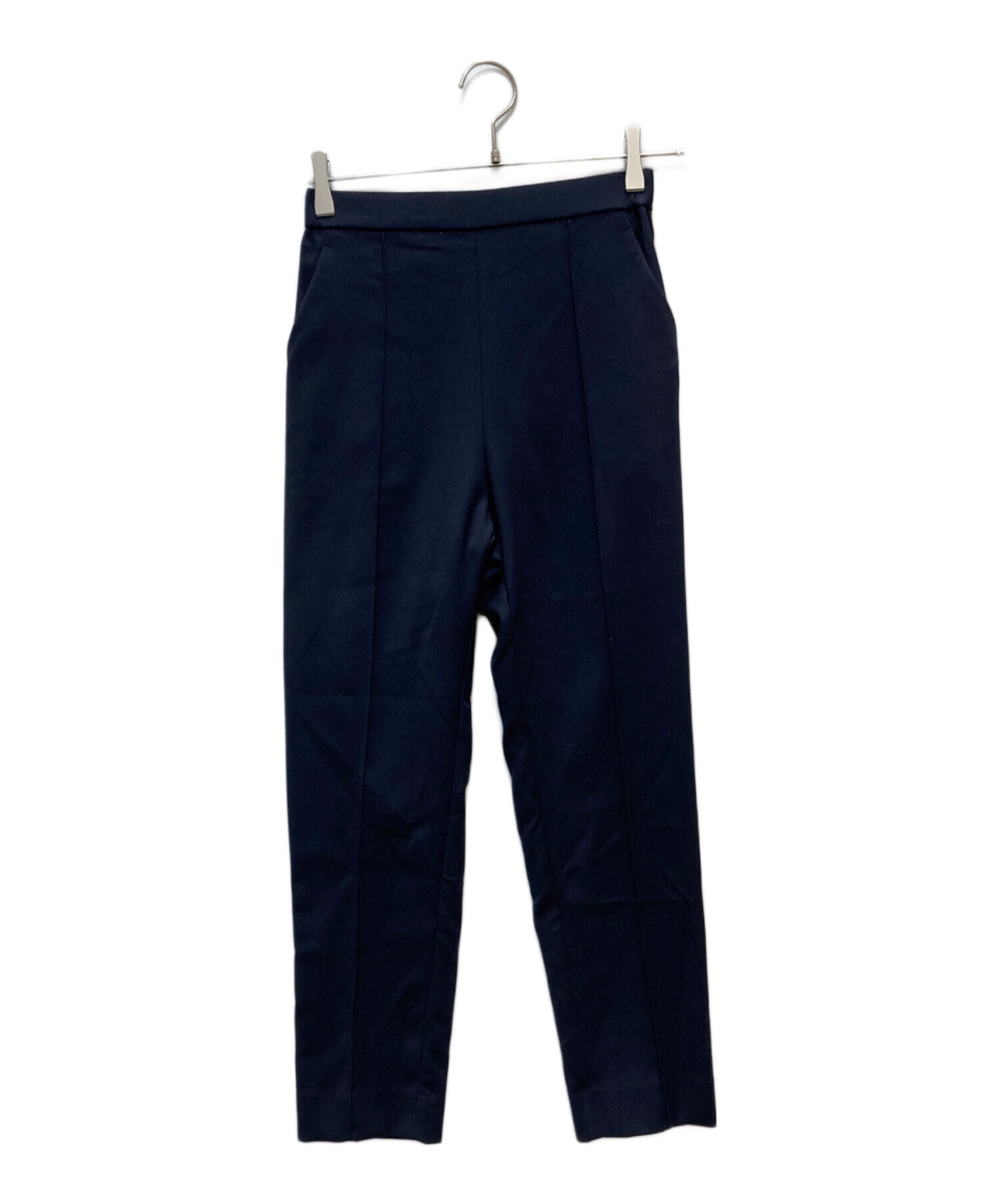 yori ダブルクロスパンツネイビー 36