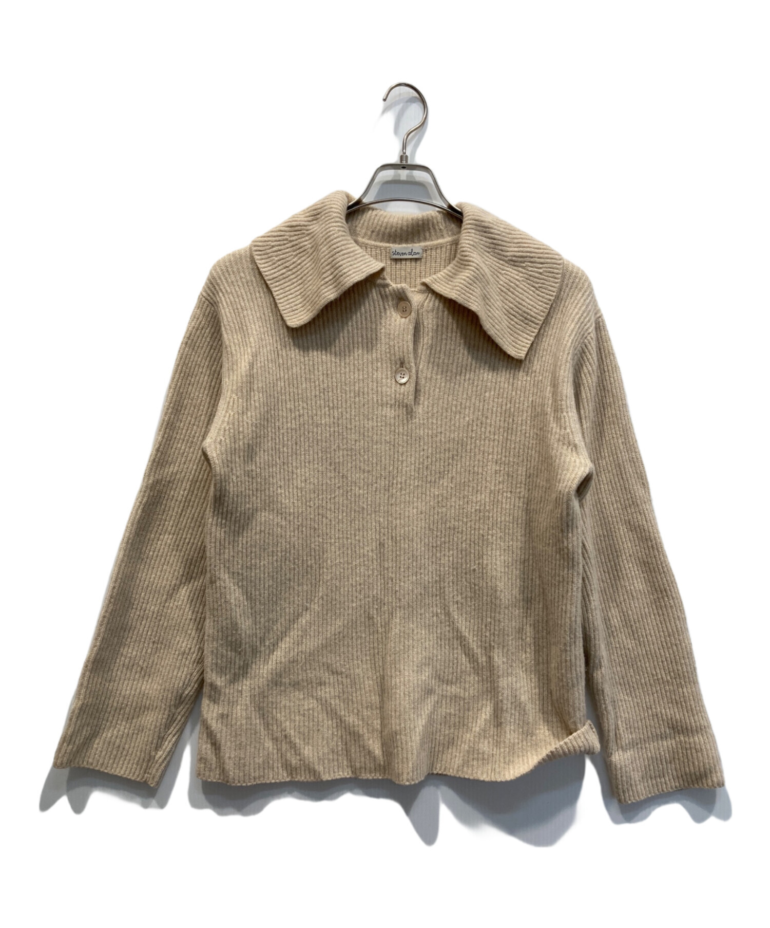 中古・古着通販】STEVEN ALAN (スティーブンアラン) ニット ベージュ 