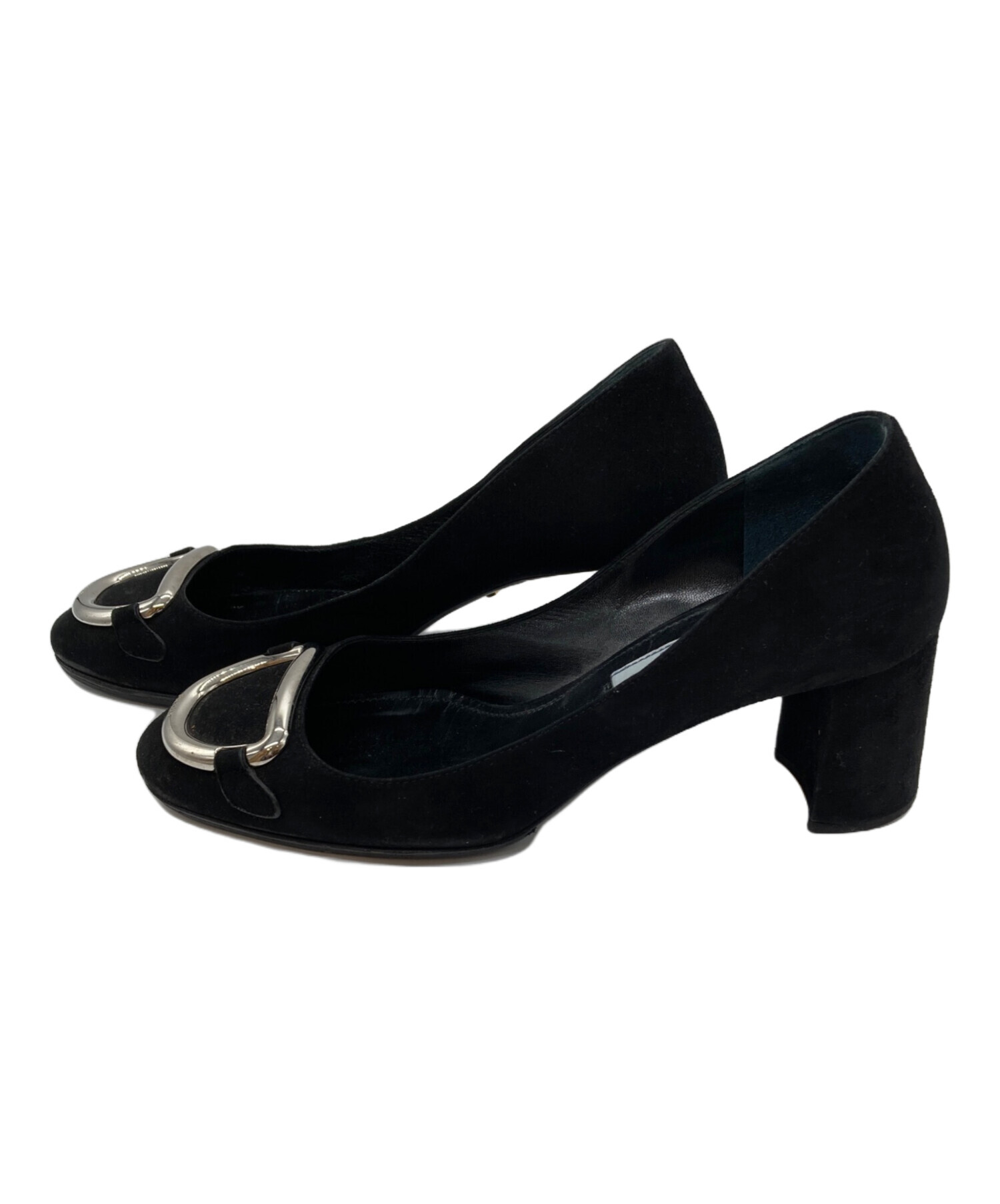 プラダ PRADA スエード パンプス 22cm