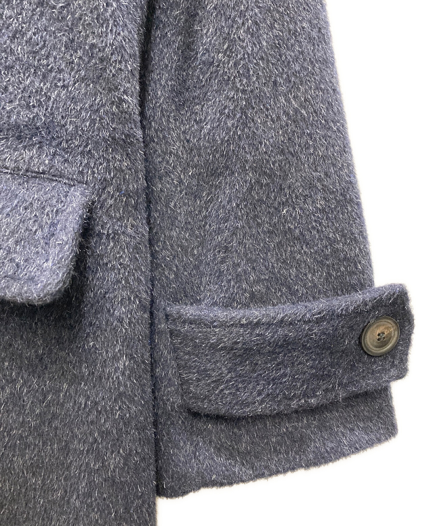 中古・古着通販】lownn (ローン) モヘアミリタリーオーバーコート  