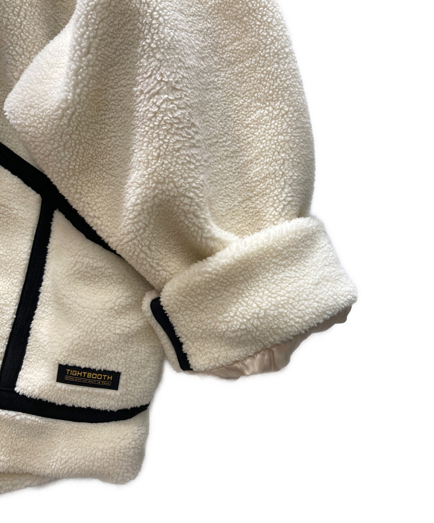 TIGHTBOOTH PRODUCTION タイトブースプロダクション ボアフライトジャケット ホワイト サイズ:L