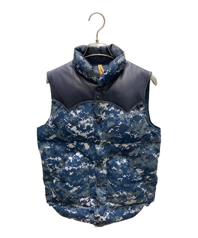 美品 日本製 ロッキーマウンテン クリスティ ダウンベスト 38 ネイビー