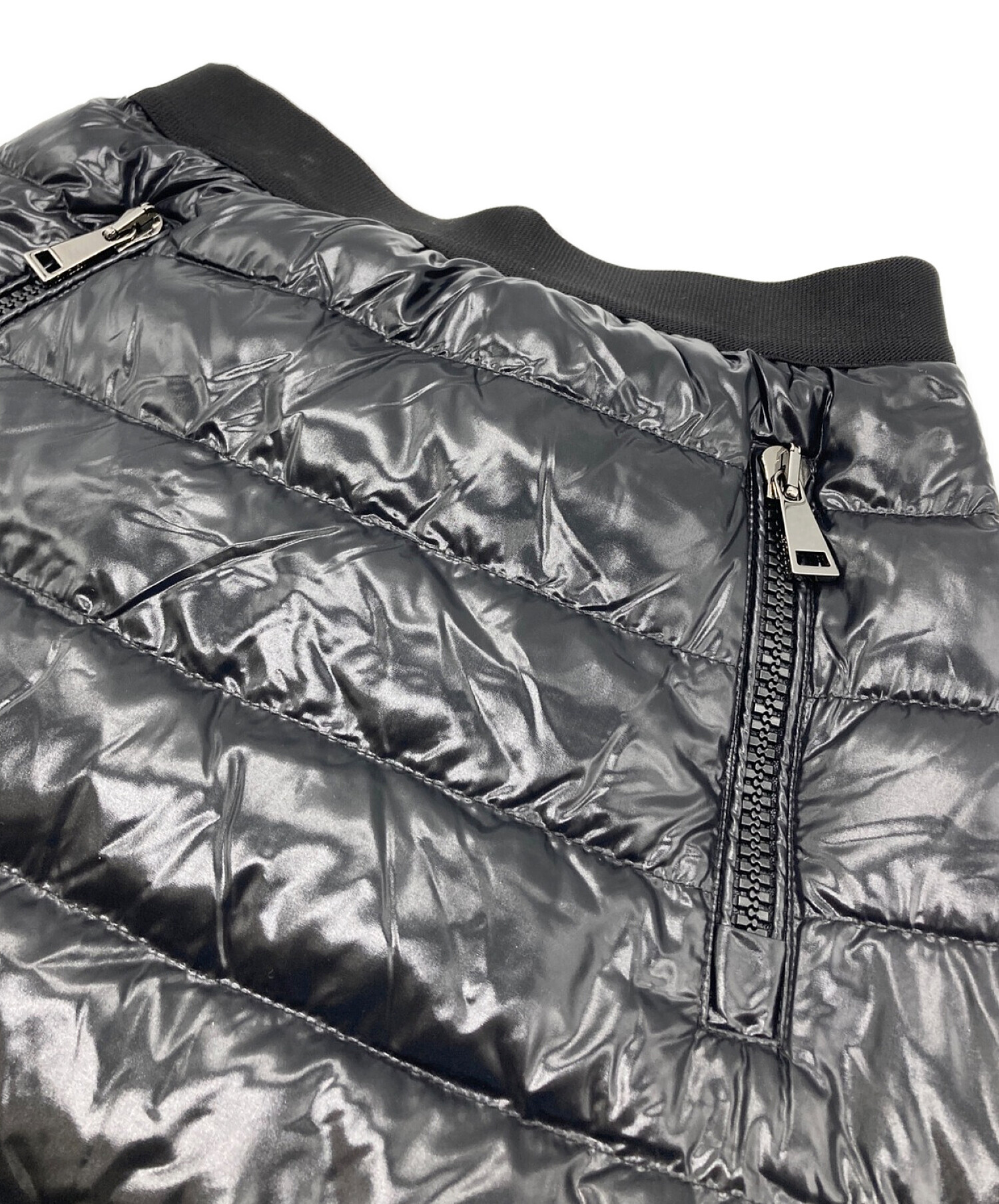 中古・古着通販】MONCLER (モンクレール) ダウンミニスカート ブラック  
