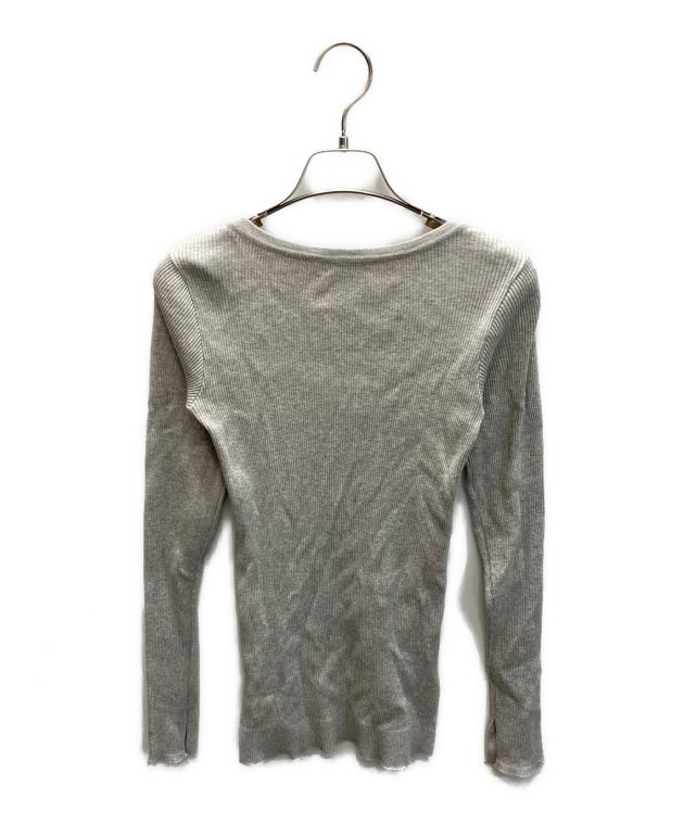 極美品✨オーラリー×ロンハーマン RIB BOAT NECK L/S TEE AURALEE】 ⁡ SUPER HIGH GAUGE SHEER RIB BOAT NECK L/S TEE