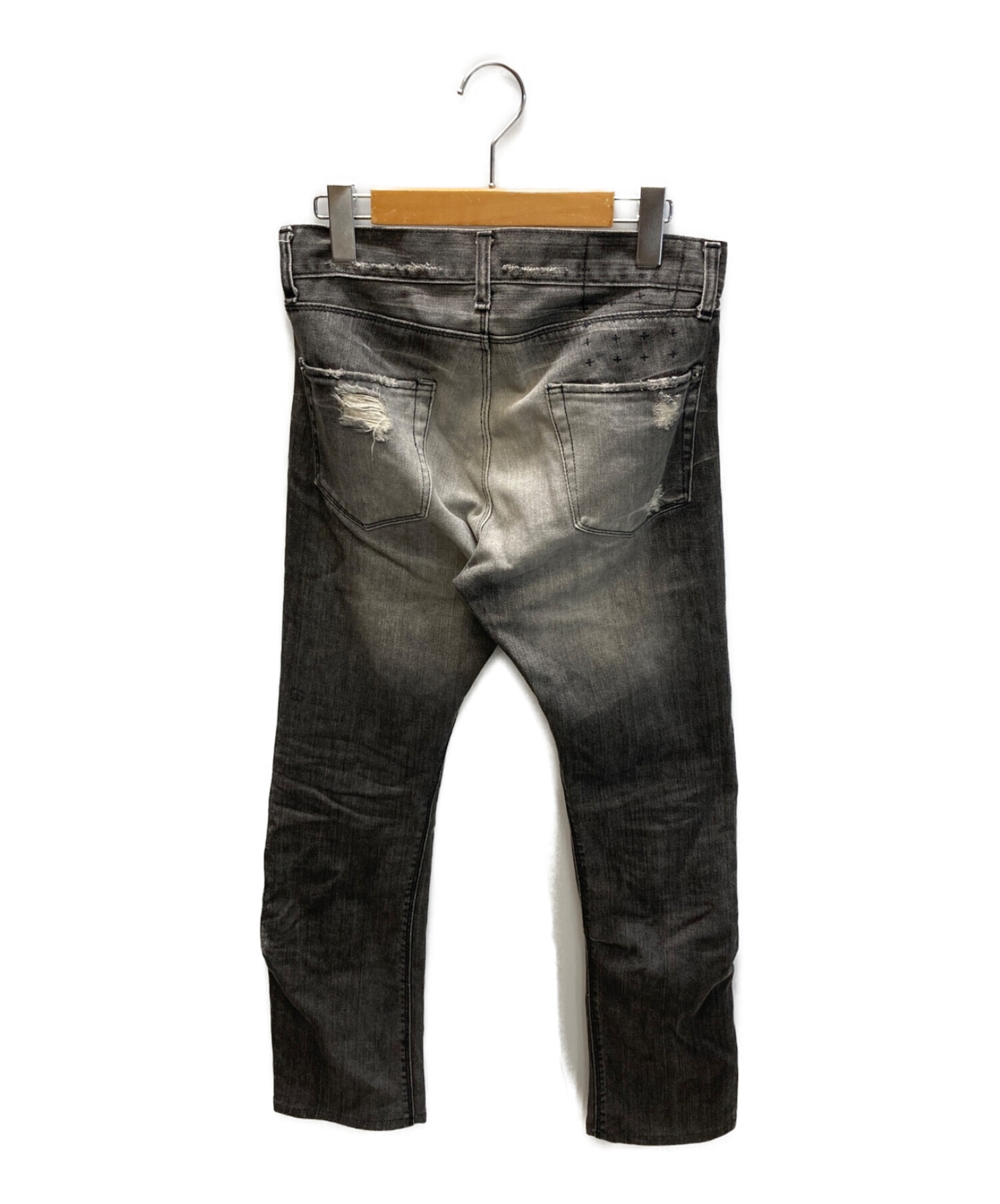 中古・古着通販】Ksubi (スビ) フレアデニム ブラック サイズ:SIZE 