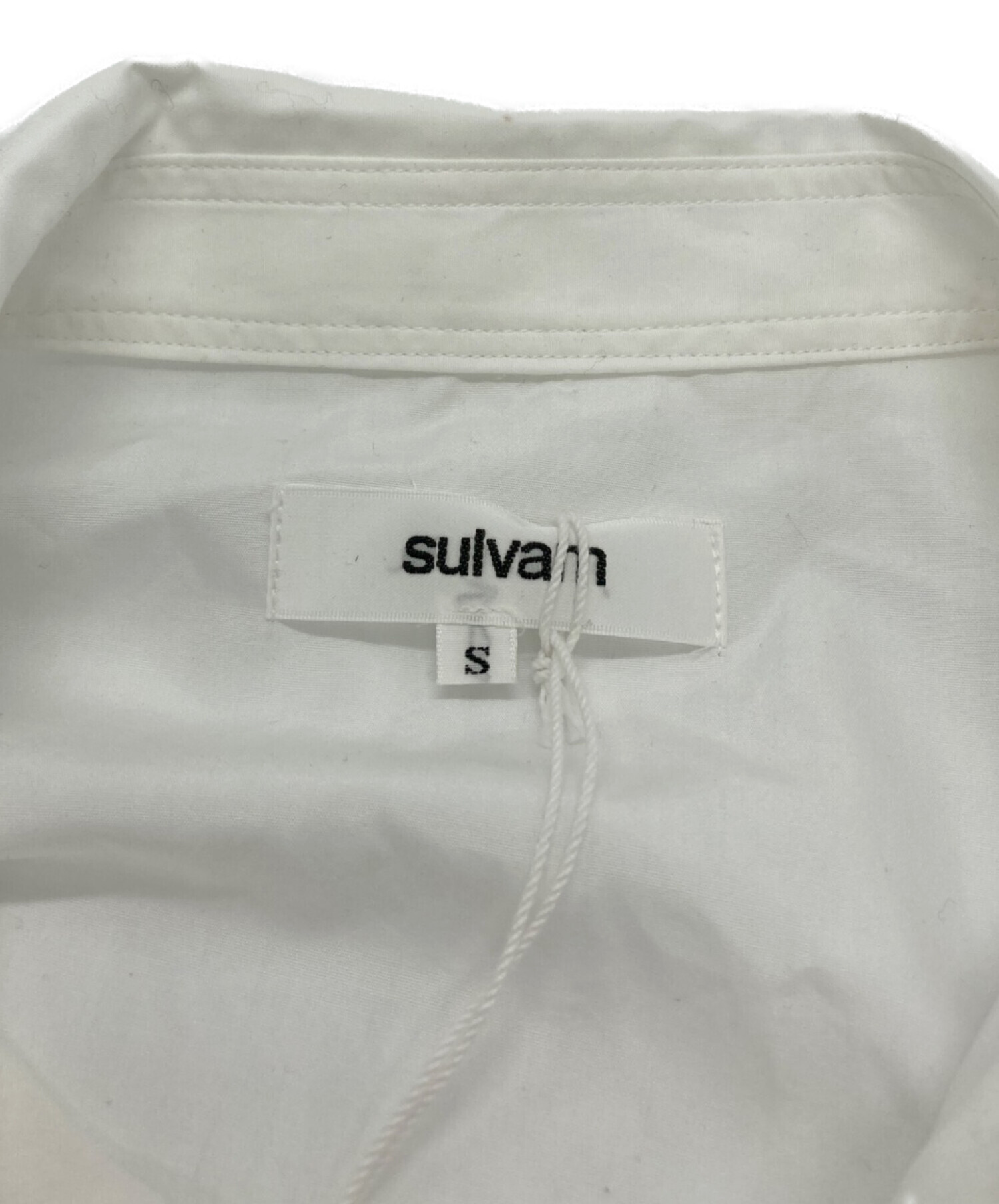 中古・古着通販】sulvam (サルバム) シャツ ホワイト サイズ:S 未使用