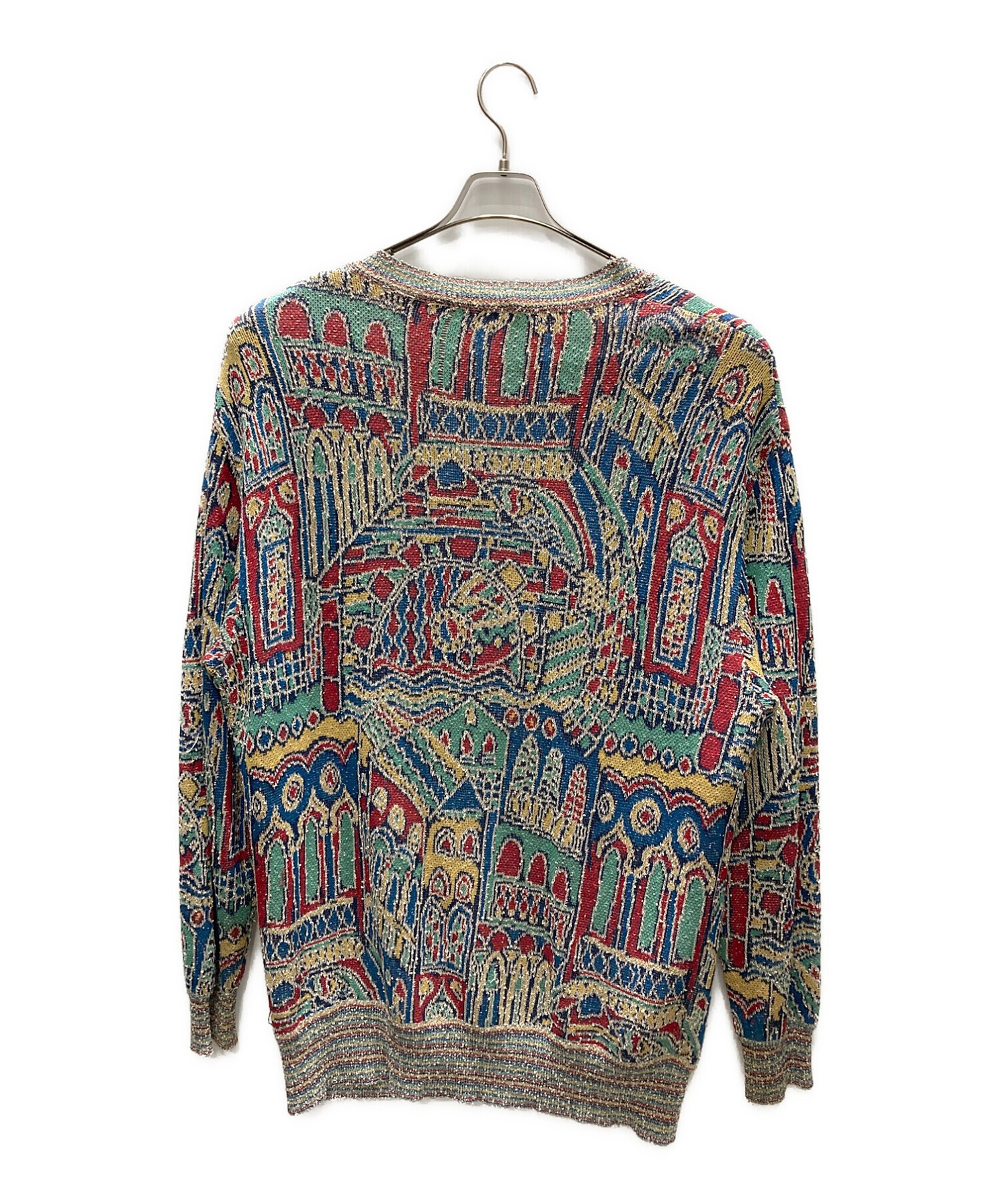 中古・古着通販】MISSONI UOMO (ミッソーニウオモ) 総柄カーディガン 