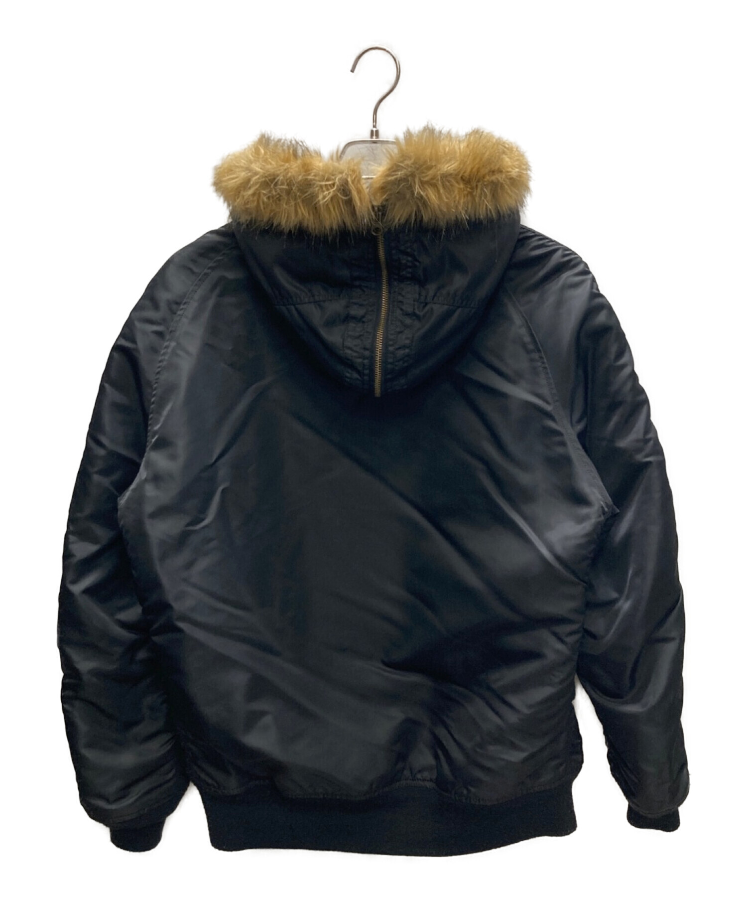 Supreme n2b 黒 ファー ジャケット メンズ