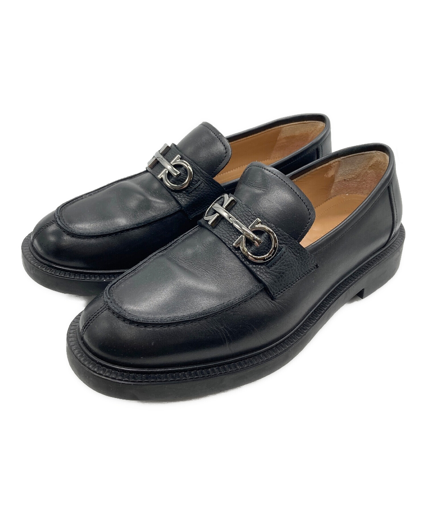 新品 Salvatore Ferragamoビットローファーガンチーニ