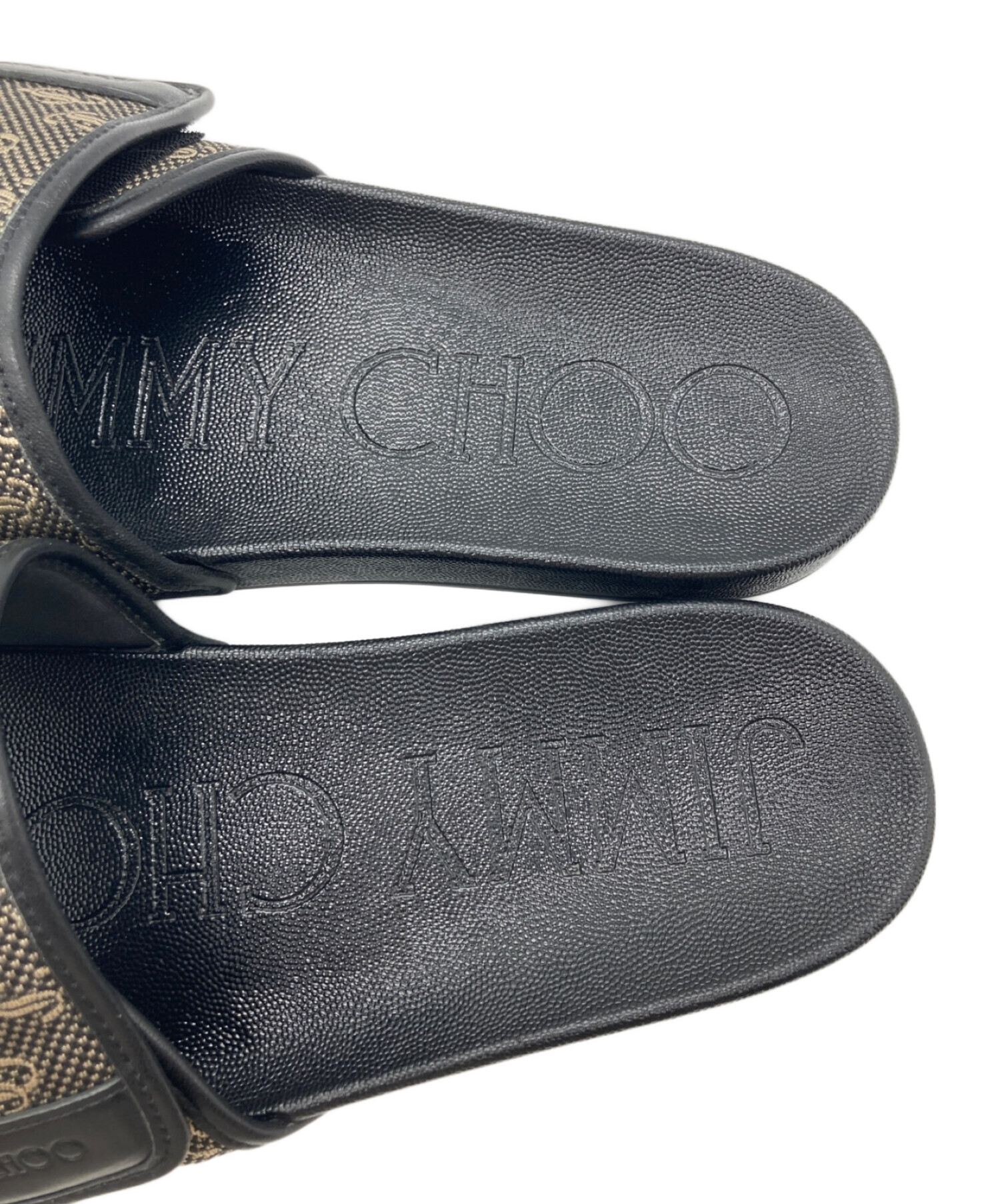 中古・古着通販】JIMMY CHOO (ジミーチュウ) JCロゴスライドサンダル 