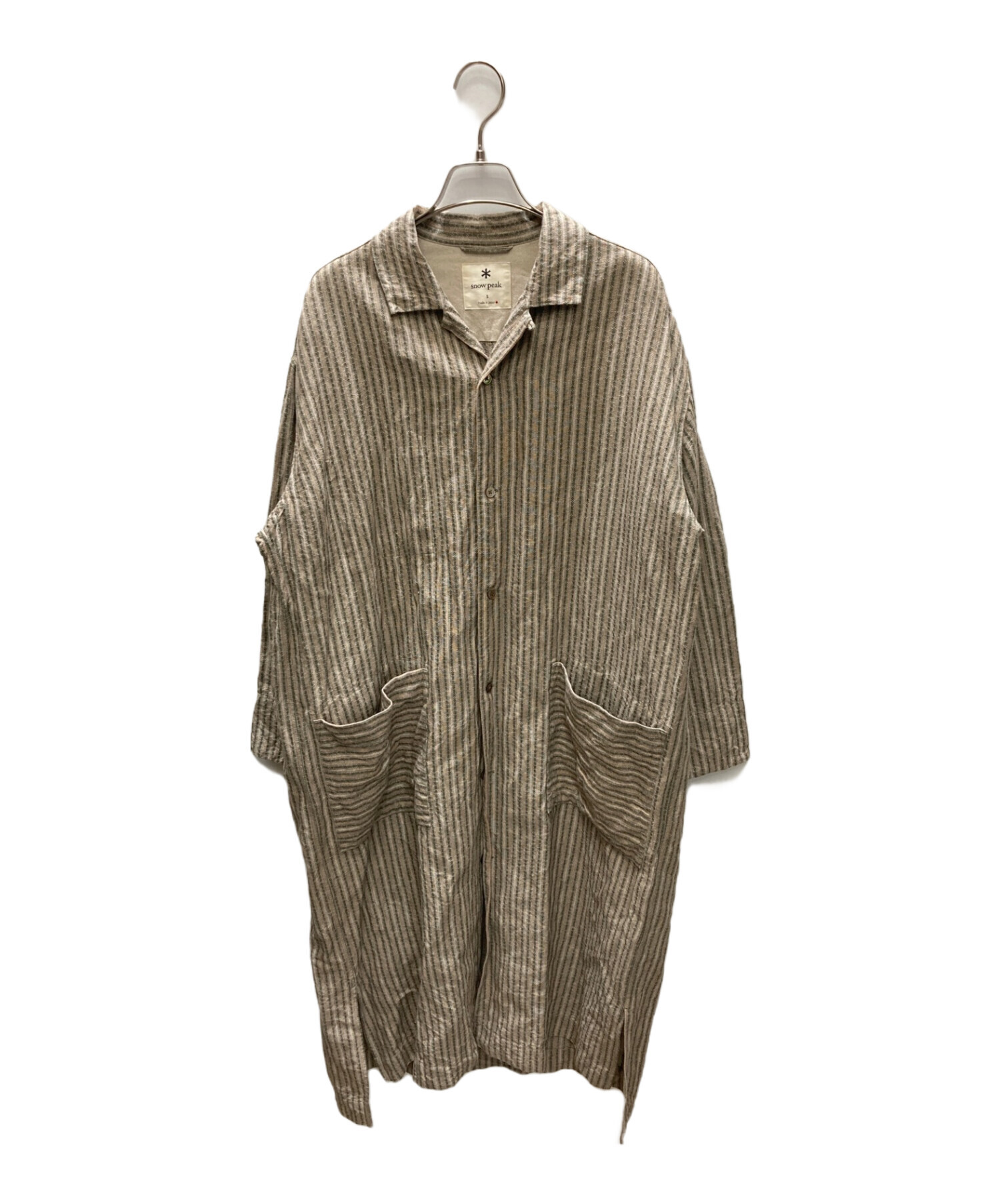 中古・古着通販】Snow peak (スノーピーク) C/L Dobby Stripe Long 
