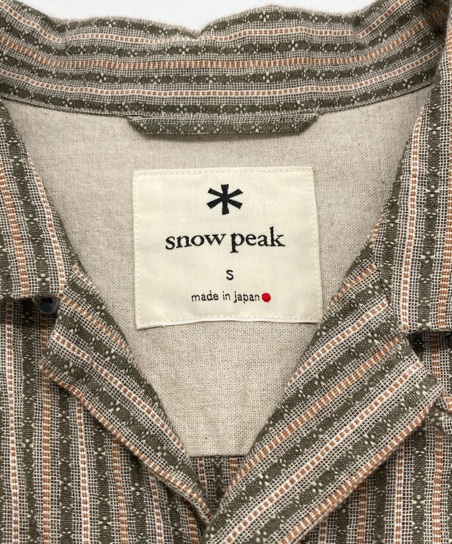 中古・古着通販】Snow peak (スノーピーク) C/L Dobby Stripe Long 