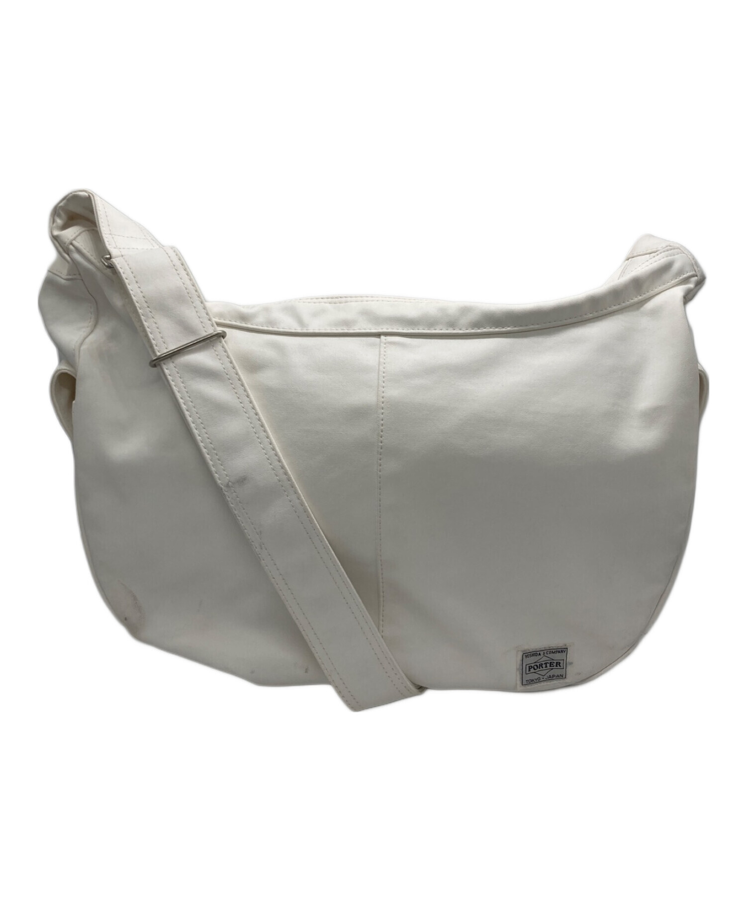 中古・古着通販】PORTER (ポーター) ショルダーバッグ ホワイト  