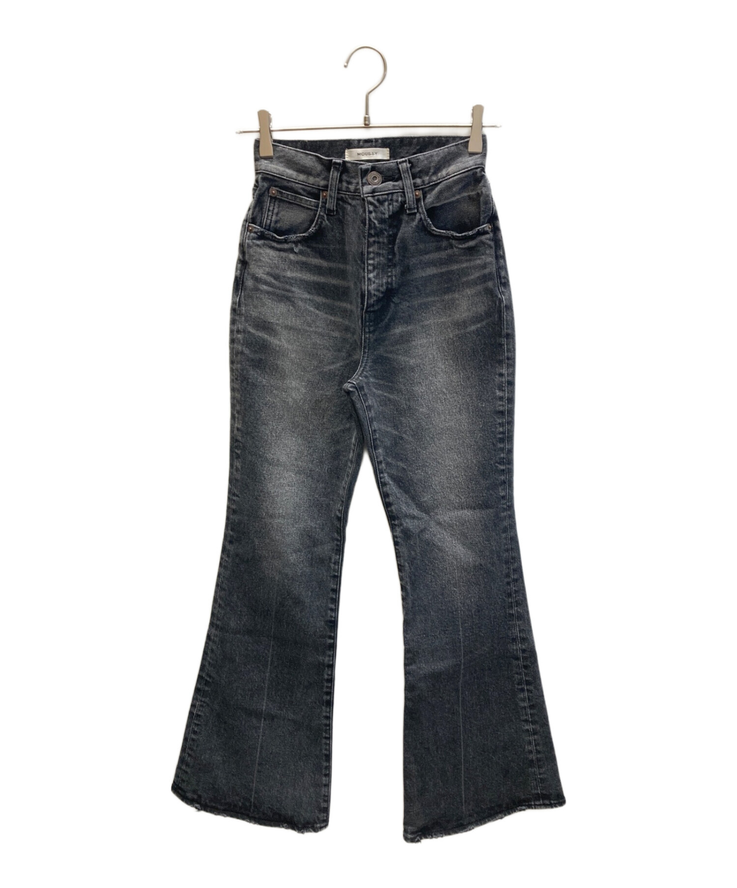 【新品未使用】 moussy MVSFLARE 24inch OneWash 美品 MOUSSY MVS FLARE 24インチ ワンウォッシュ